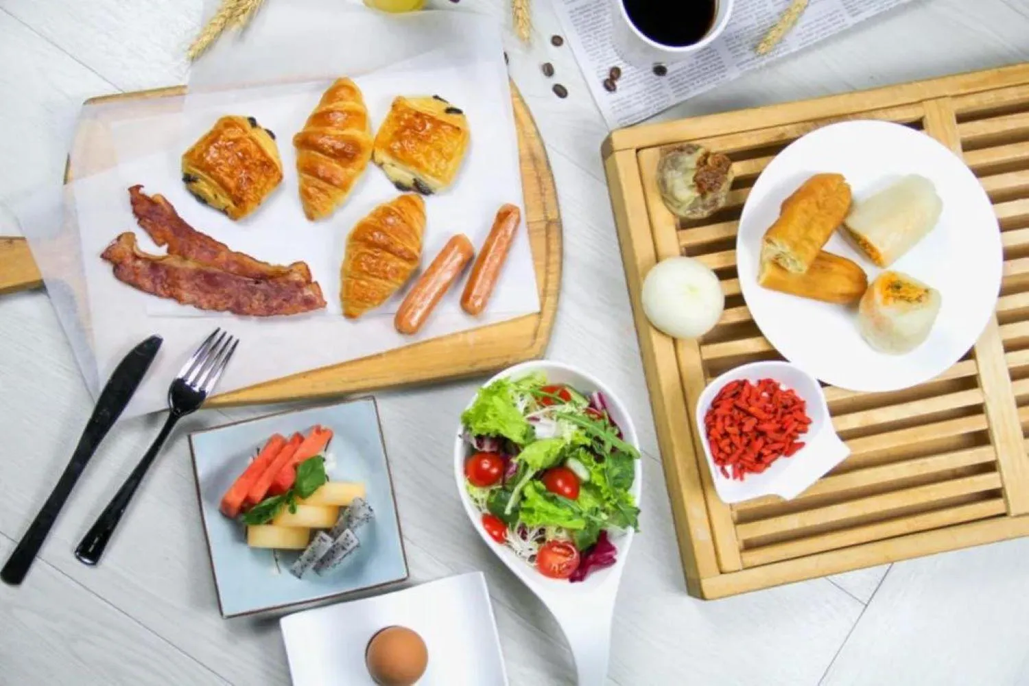 Breakfast in Grand Mercure Shanghai Hongqiao