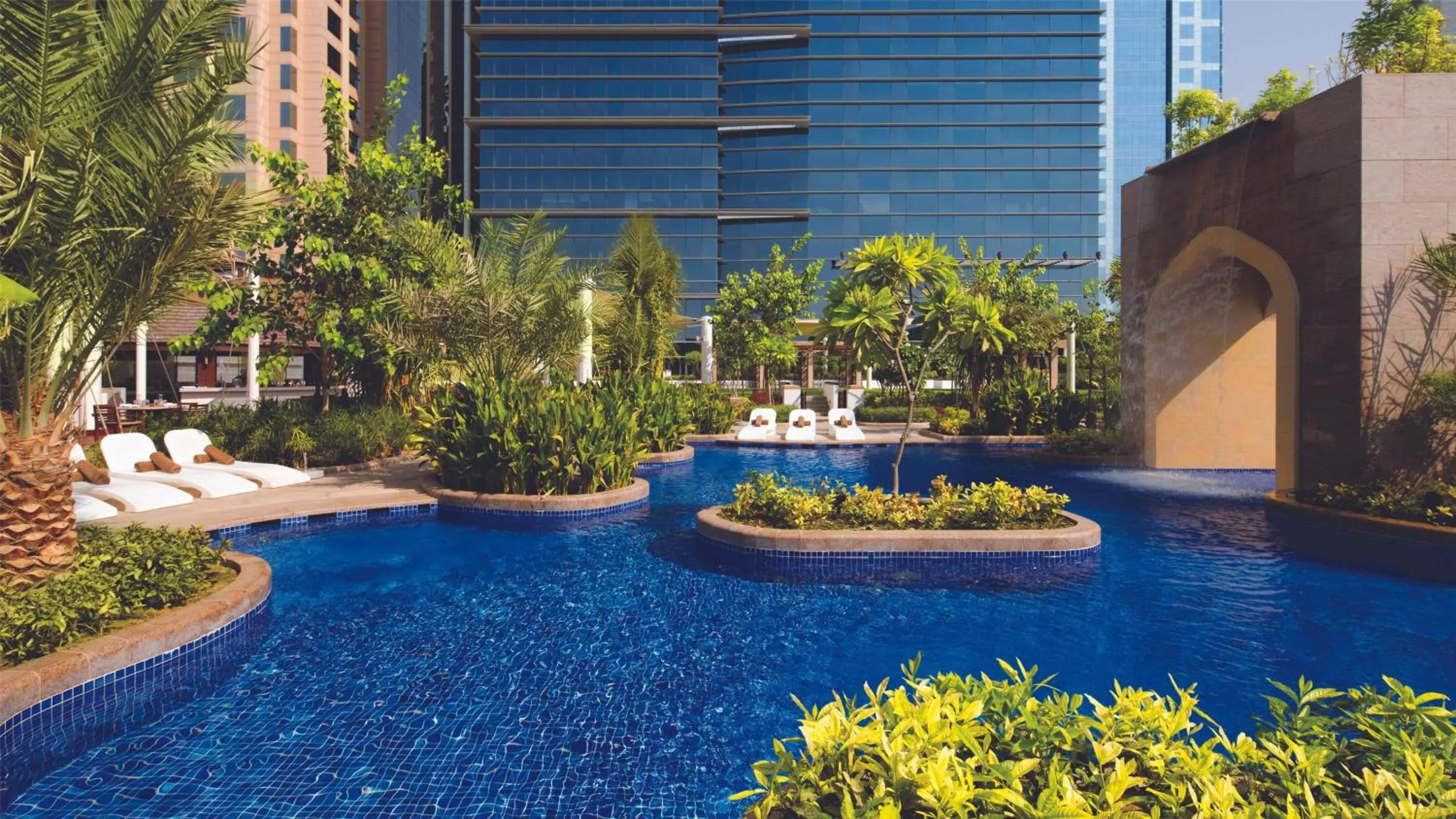 Pool view in Conrad Dubai