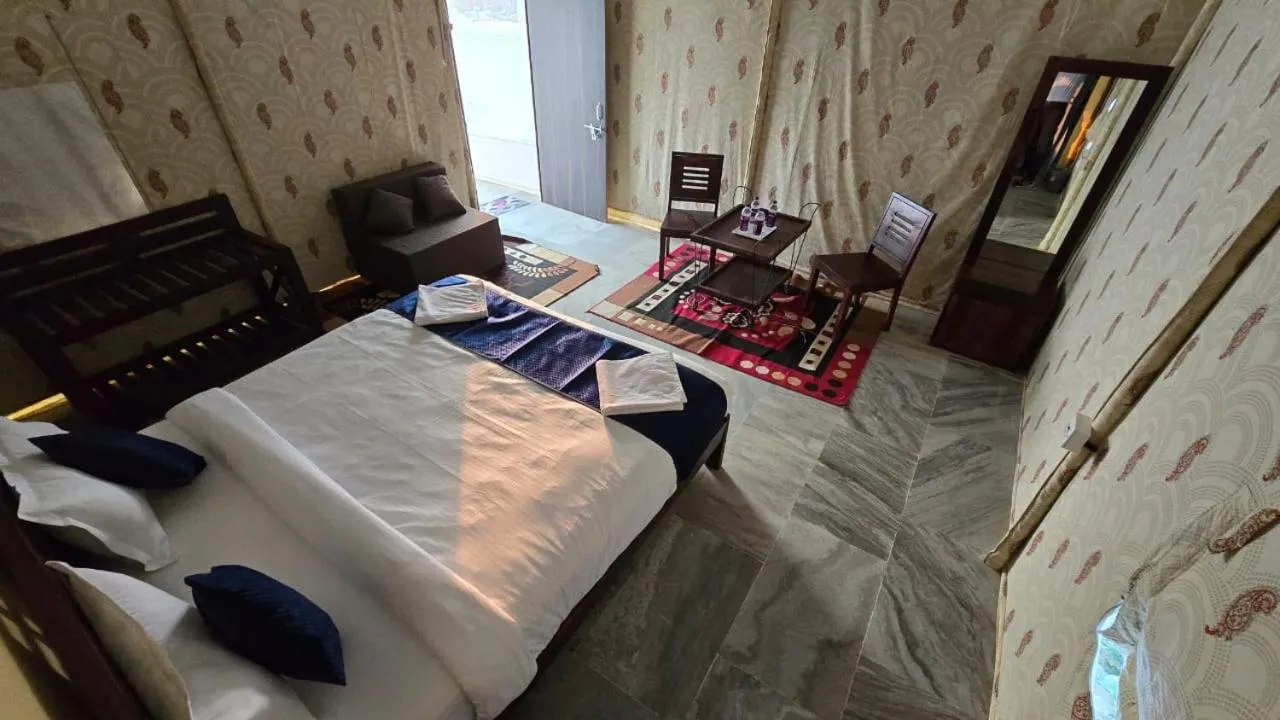 Bed in Shriram Desert Camp Jaisalmer