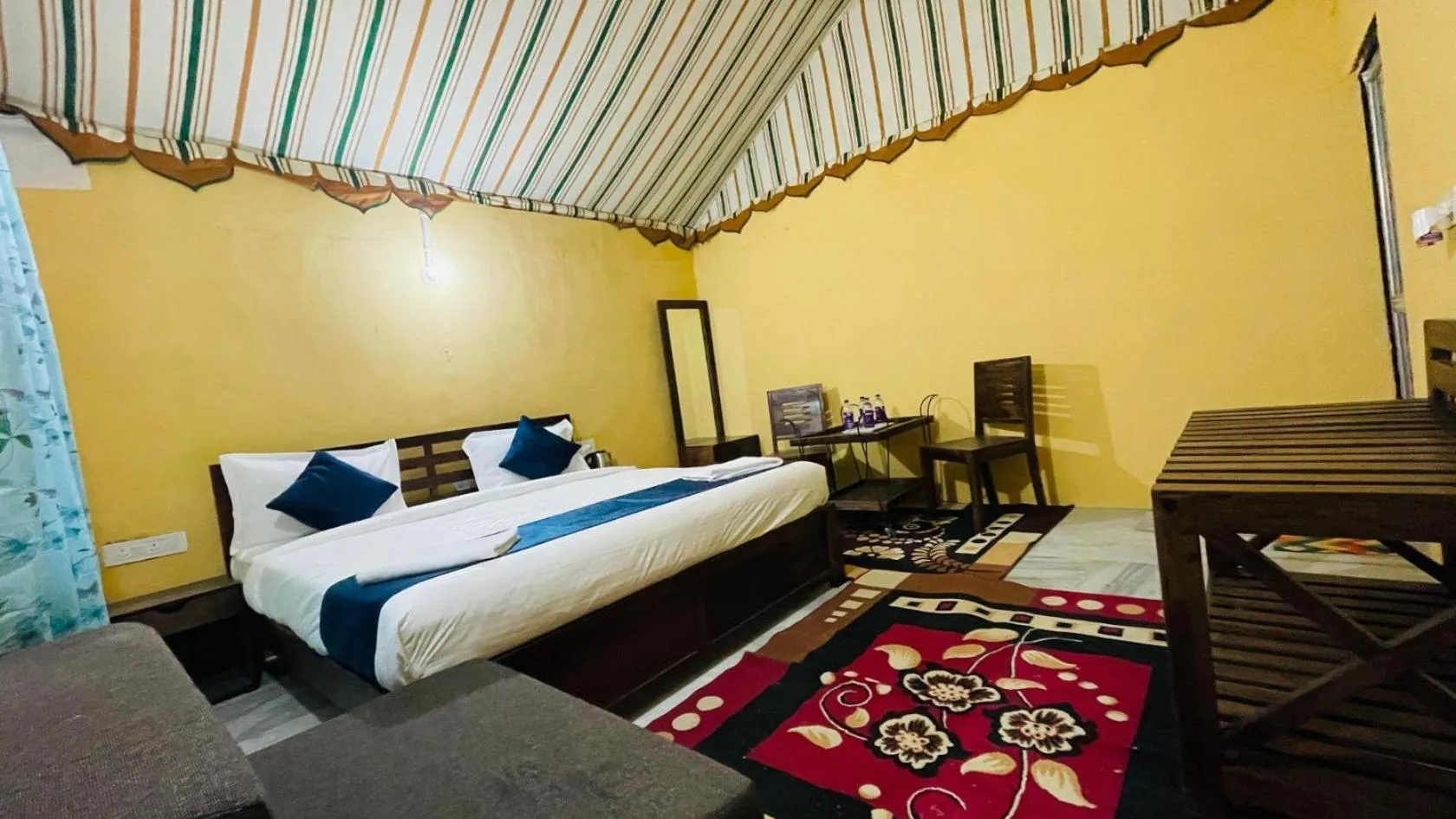 Bed in Shriram Desert Camp Jaisalmer