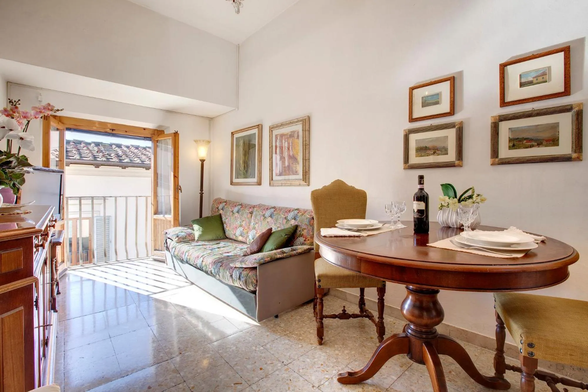 Living room, Bed in Appartamento Alfanihouse