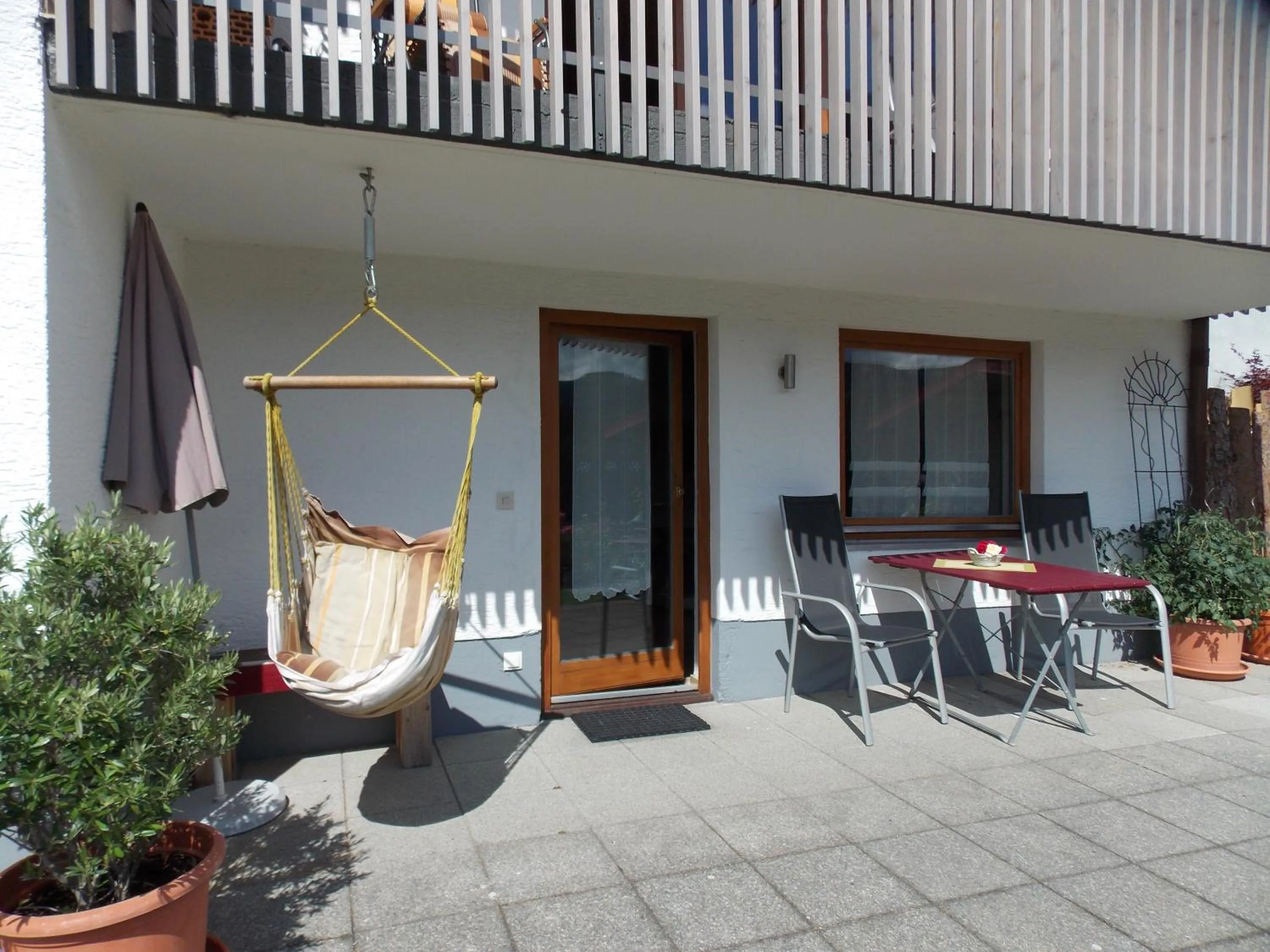 Balcony/Terrace in Ferienwohnung Dimpfl-Stad´l Fam. Lemberger