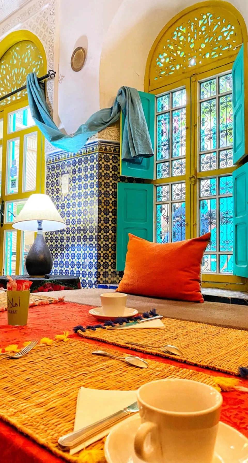 Seating area in Riad Al Nour