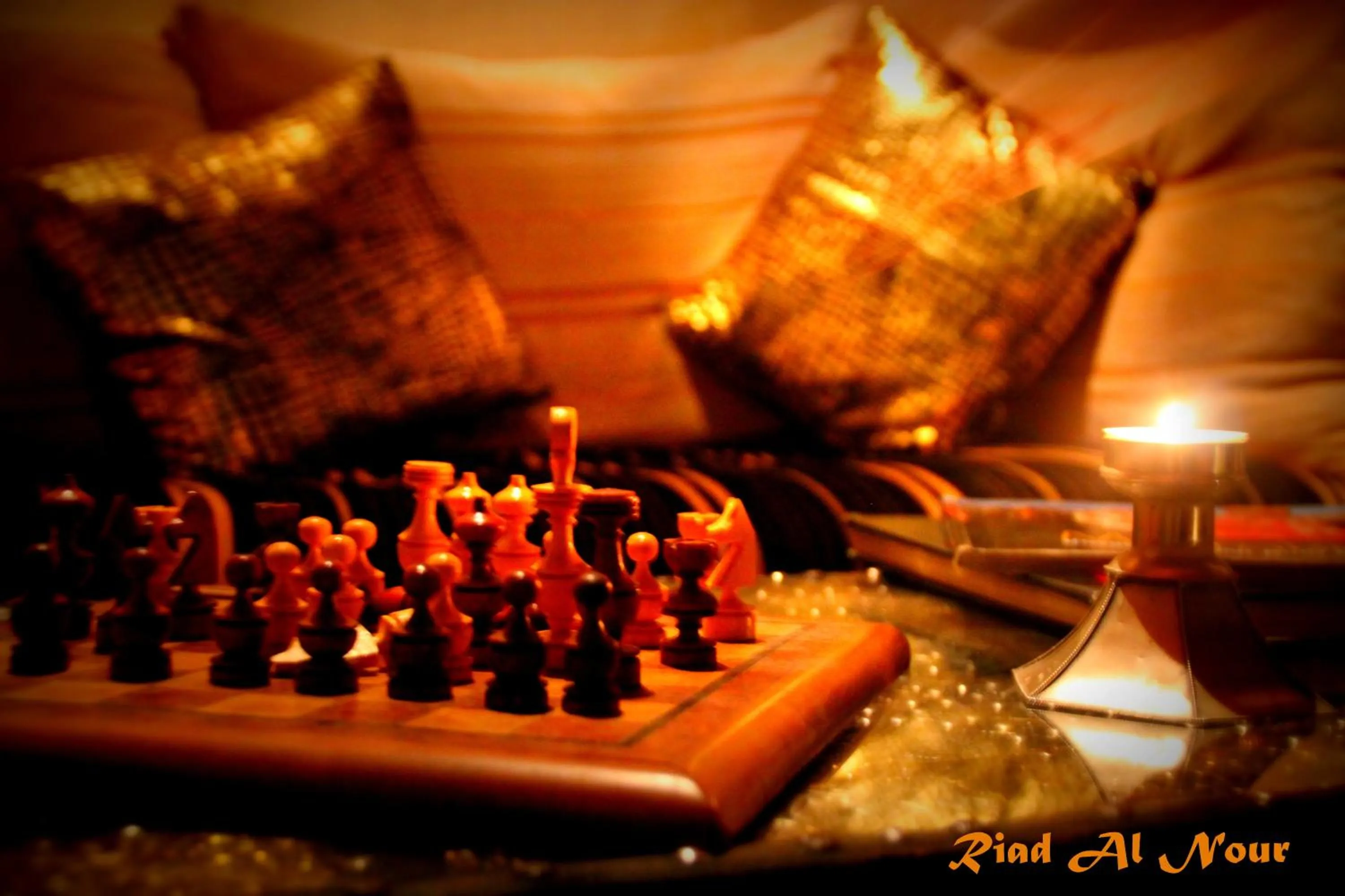 Seating area in Riad Al Nour