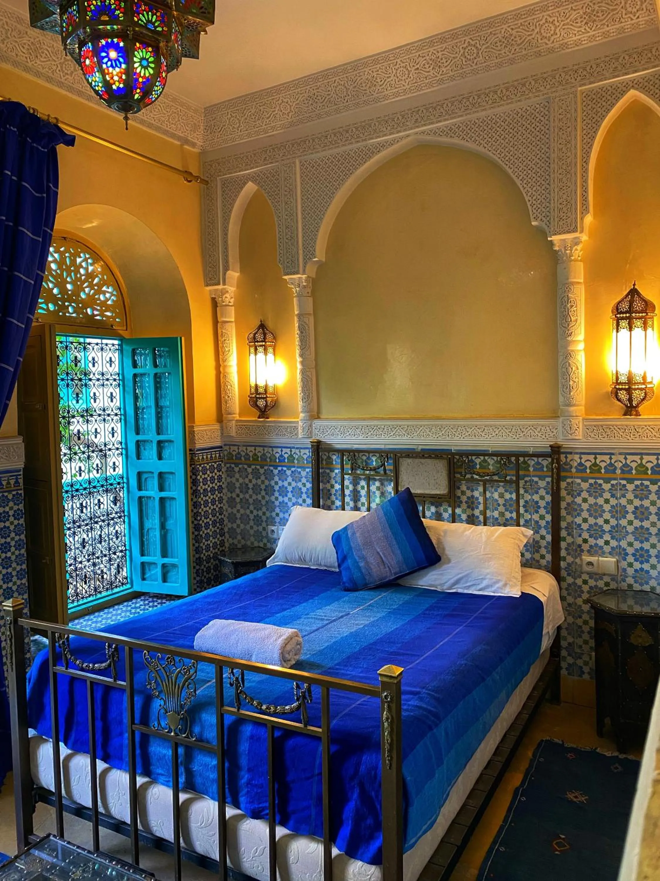 Bed in Riad Al Nour
