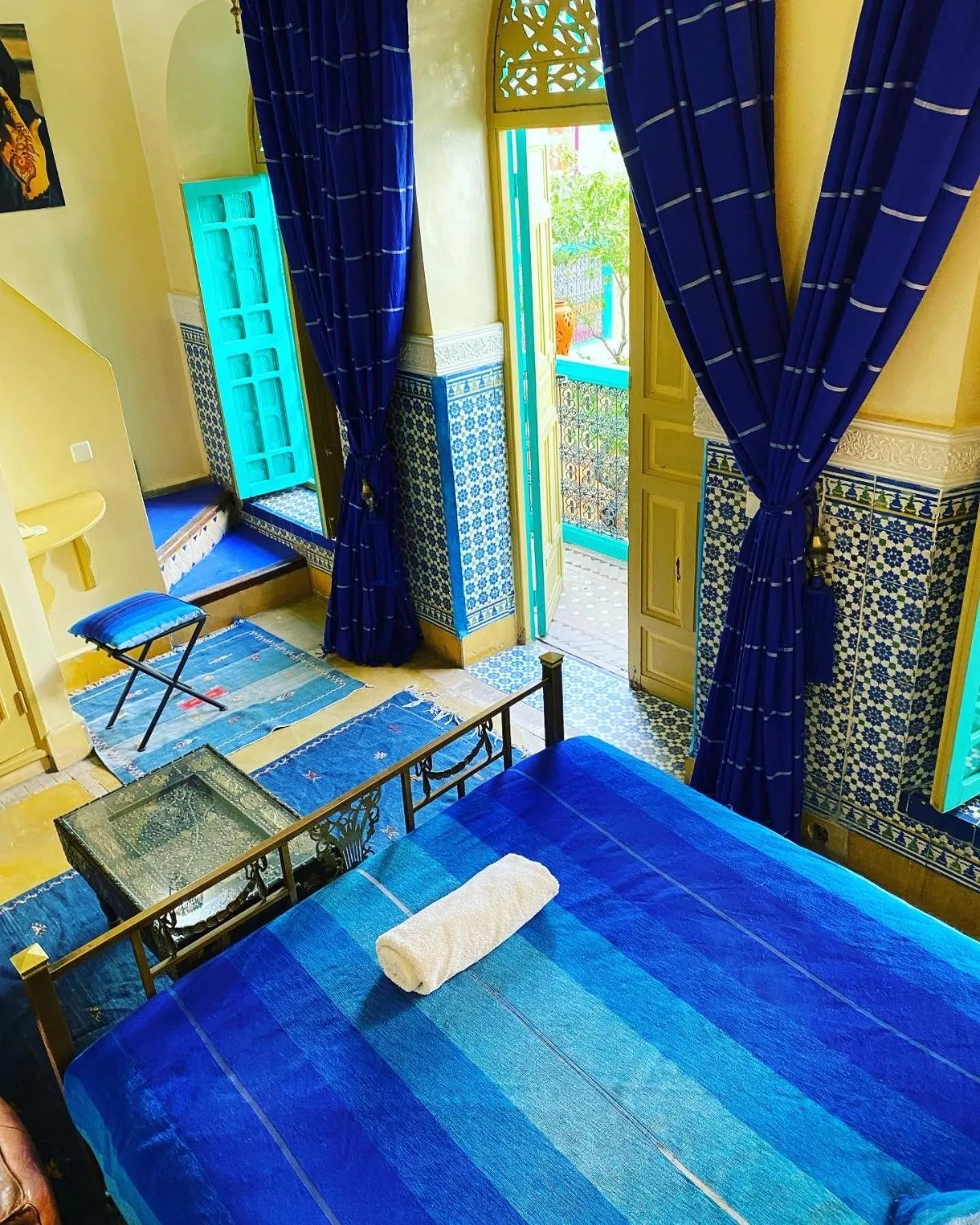 Bed in Riad Al Nour