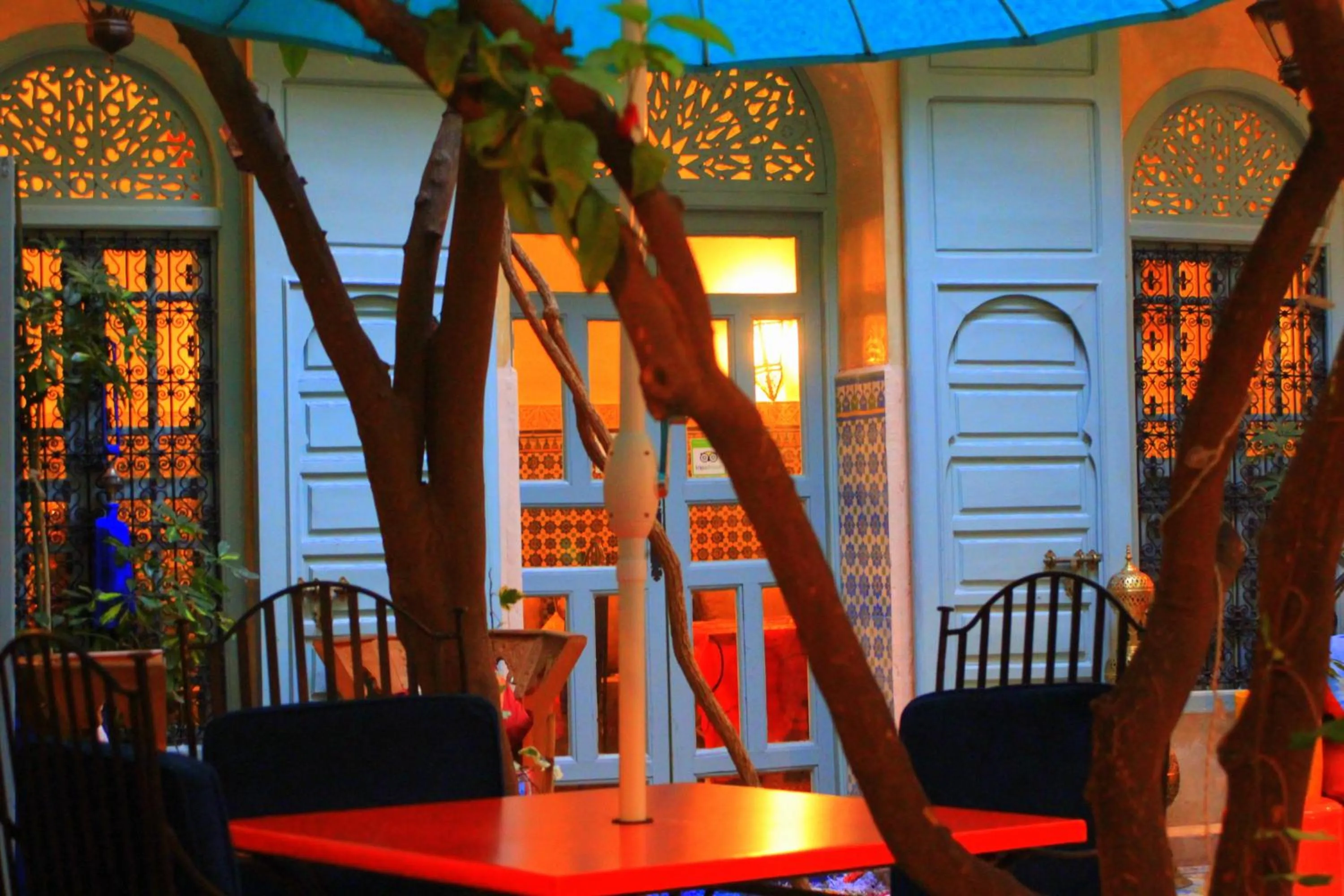 Decorative detail in Riad Al Nour