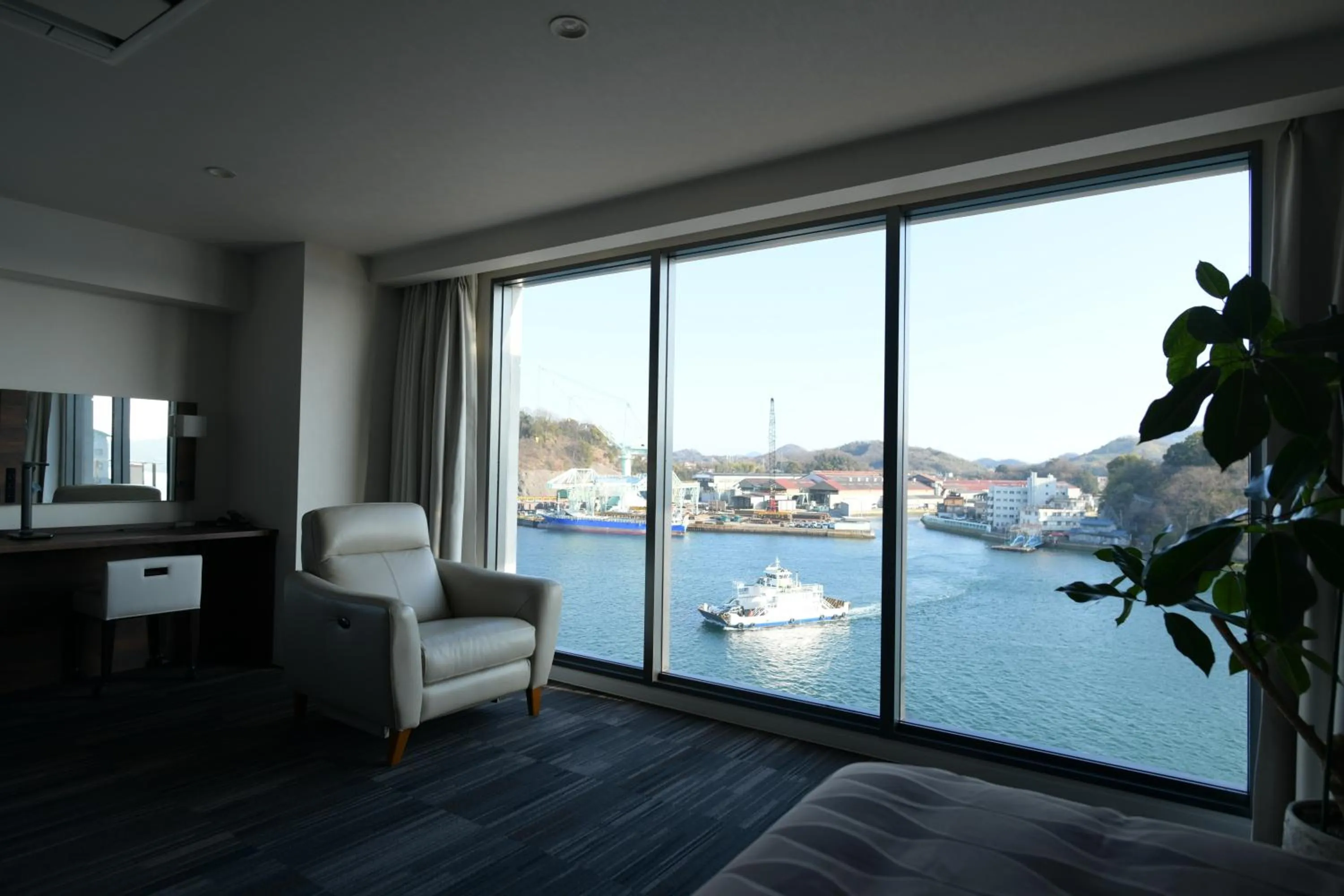 Sea view in Sakura Hotel Onomichi Ekimae