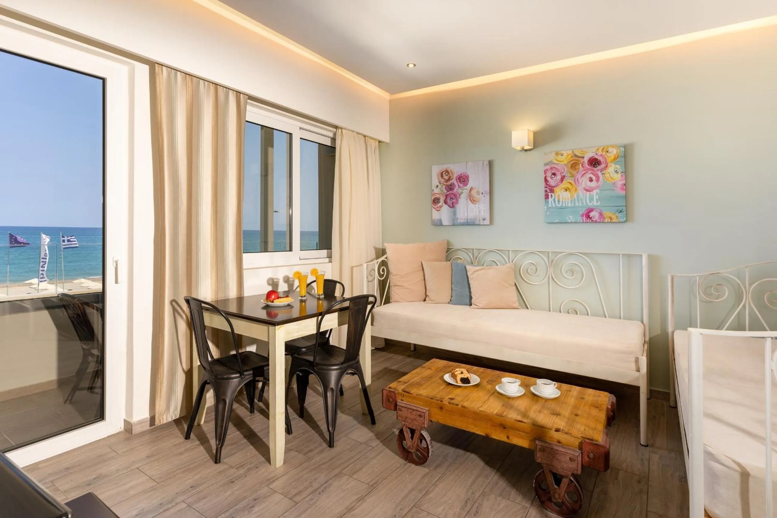 Sea view in Princess Irini Sea Front ApartHotel