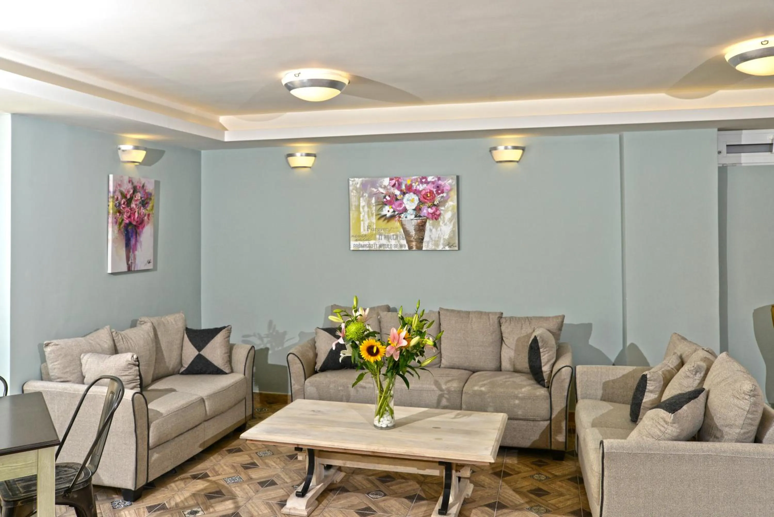 Lobby or reception in Princess Irini Sea Front ApartHotel