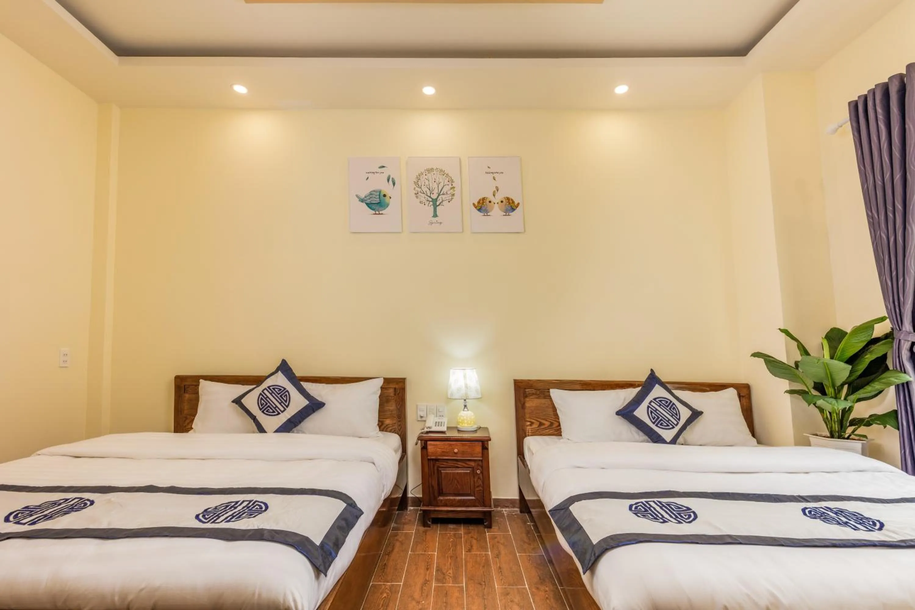 Bed in Đà Lạt Cam ly Hotel