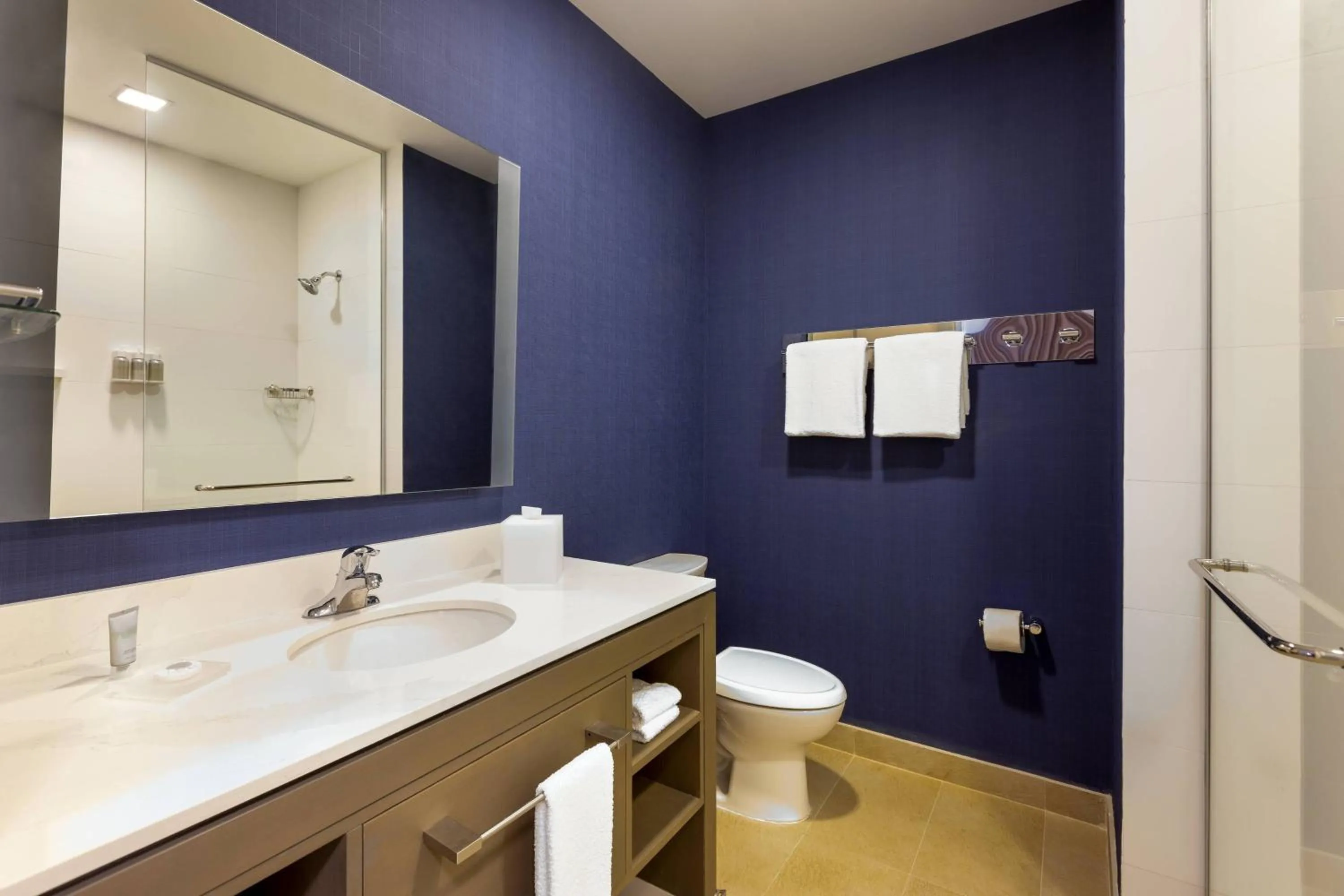 Bathroom in Residence Inn by Marriott Cancun Hotel Zone