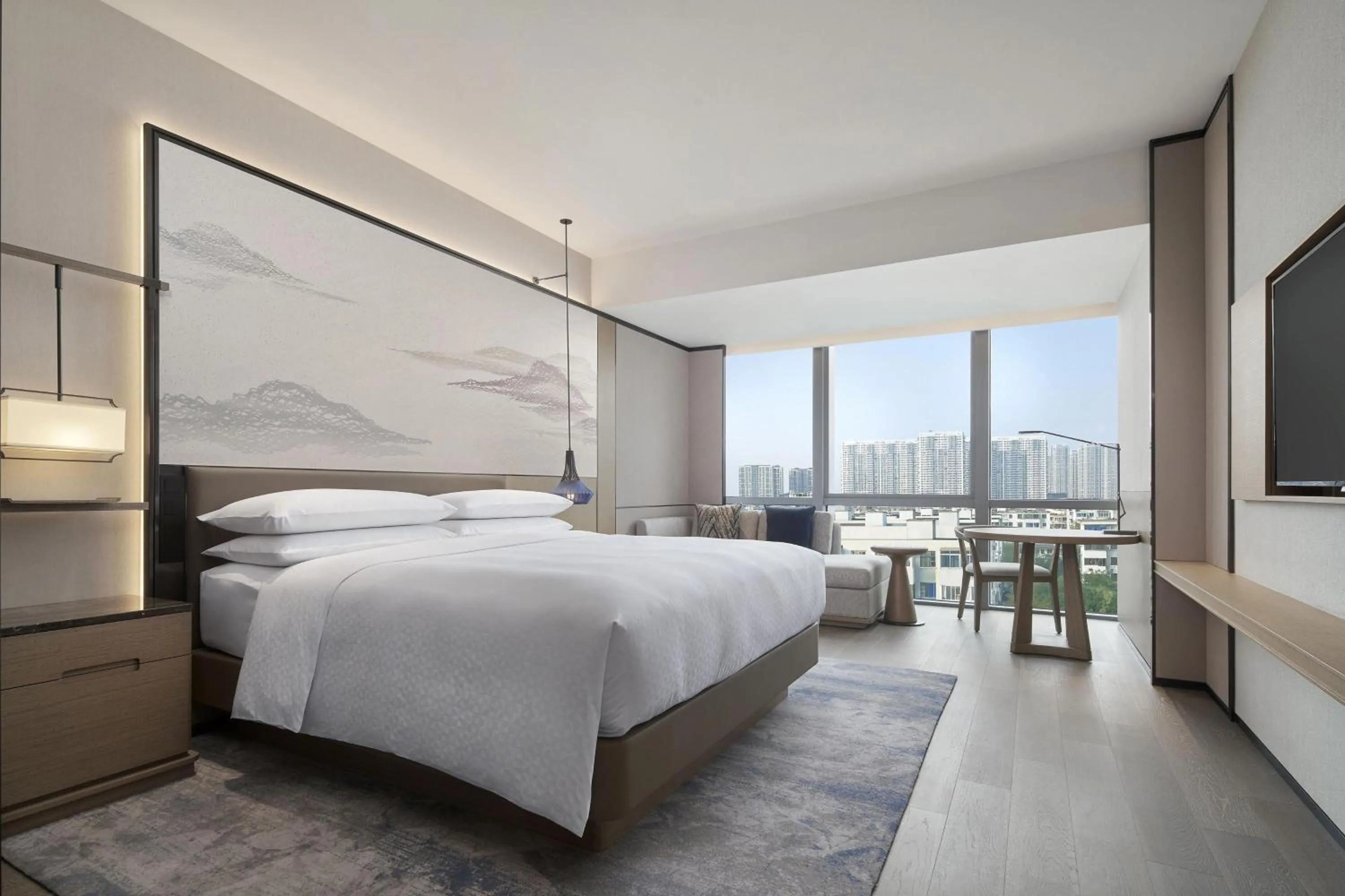 Photo of the whole room, Bed in Four Points by Sheraton Suzhou, Wuzhong
