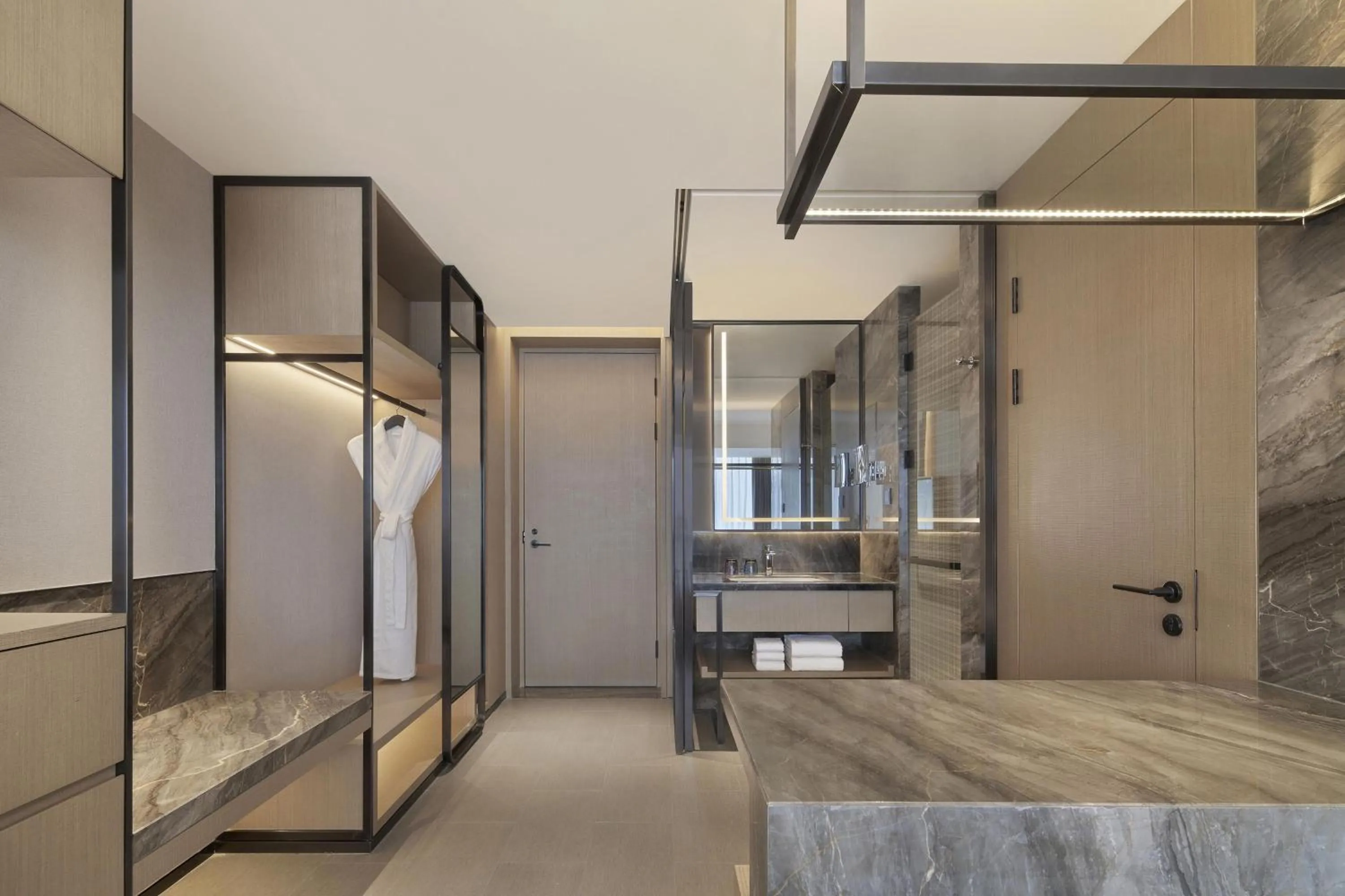 Bathroom, Bed in Four Points by Sheraton Suzhou, Wuzhong