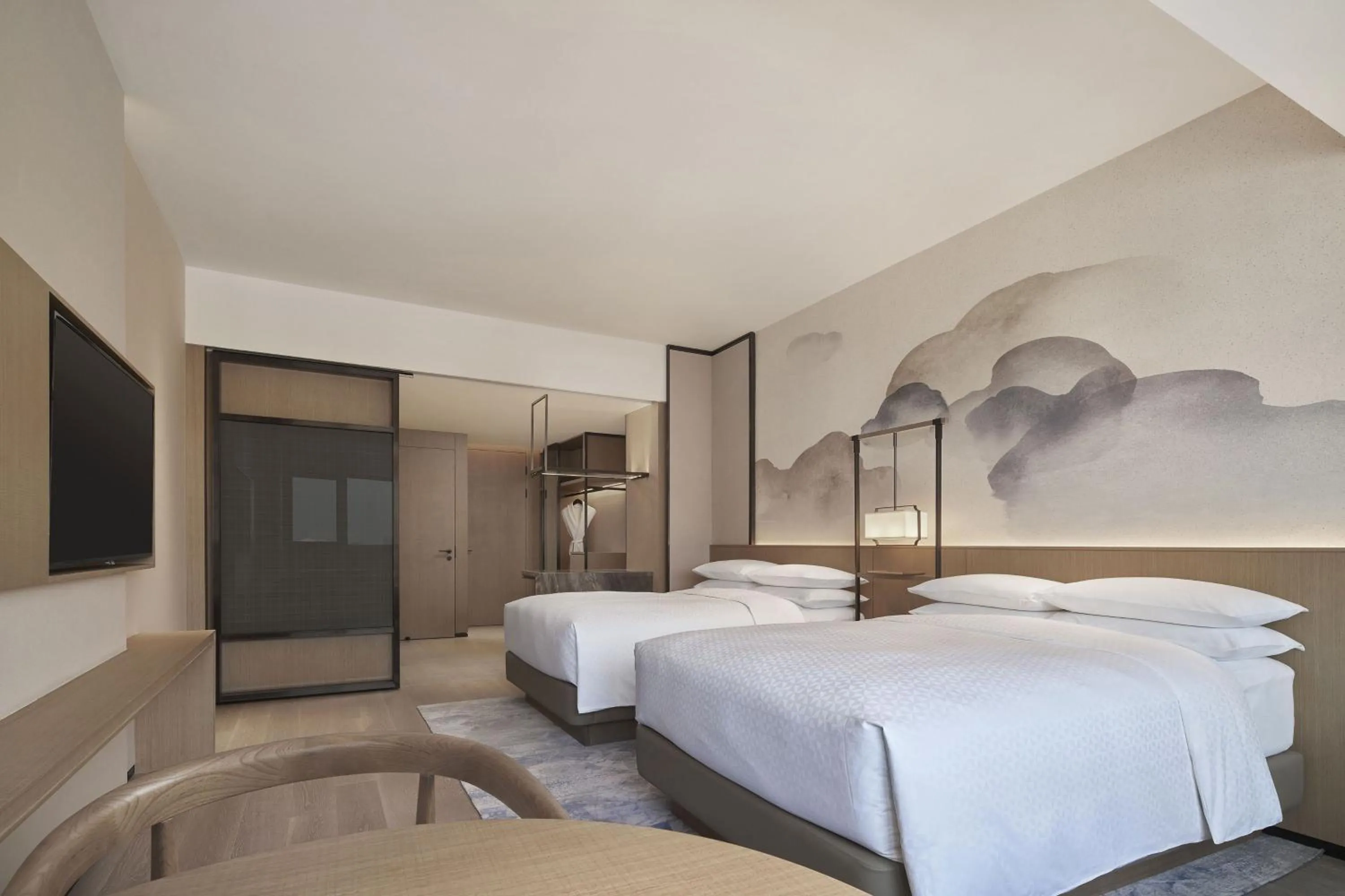 Photo of the whole room, Bed in Four Points by Sheraton Suzhou, Wuzhong