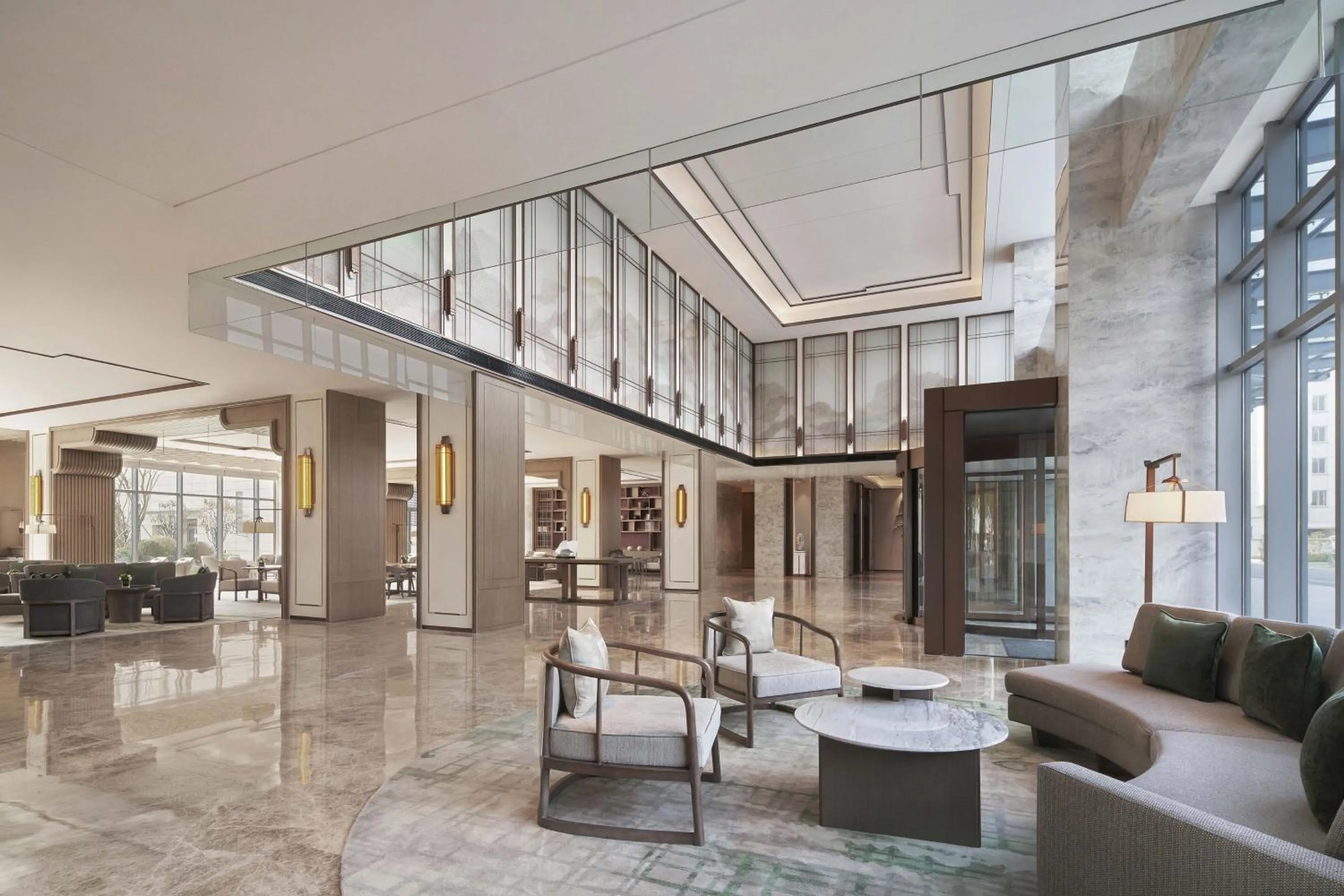 Lobby or reception in Four Points by Sheraton Suzhou, Wuzhong