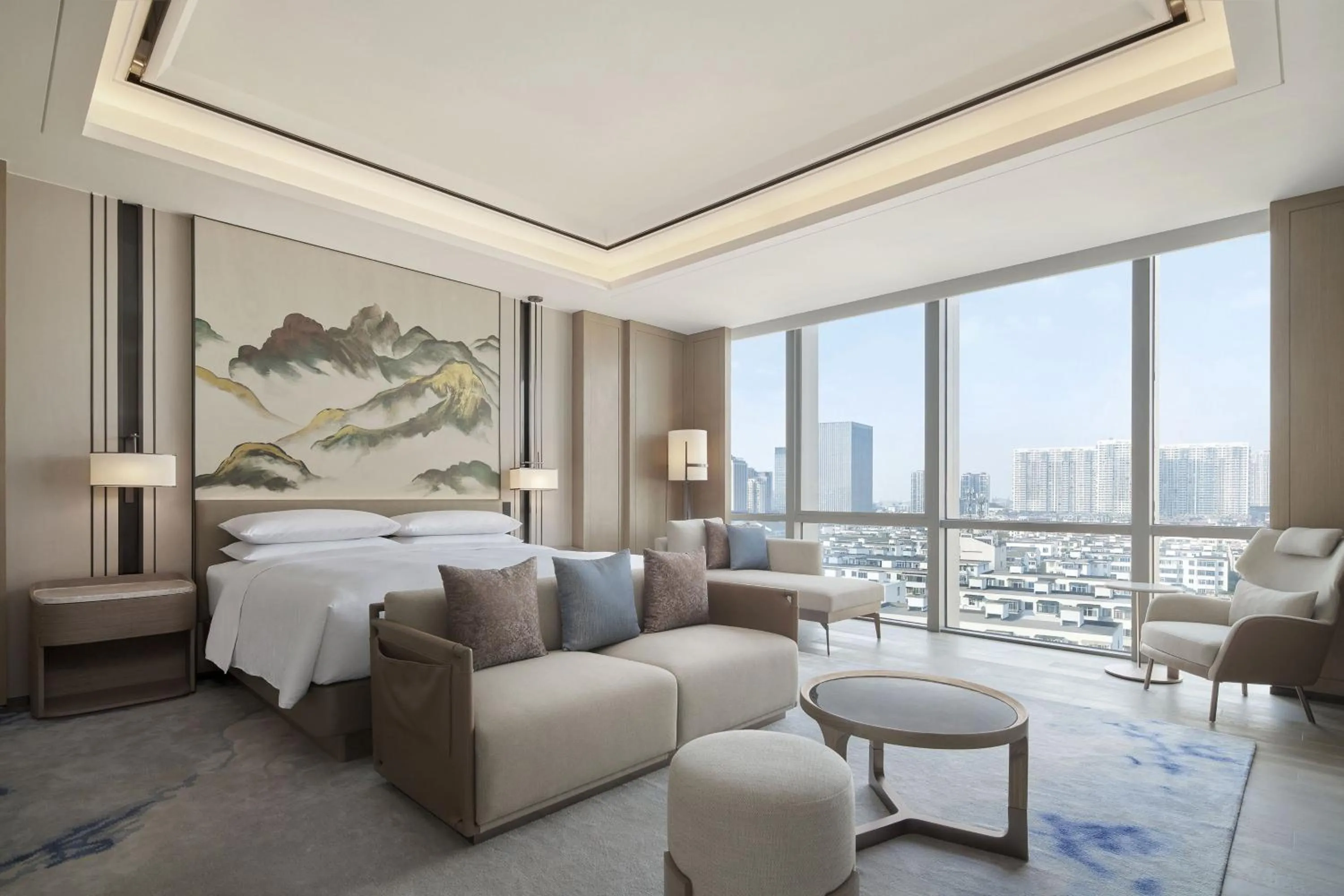 Bedroom, Bed in Four Points by Sheraton Suzhou, Wuzhong