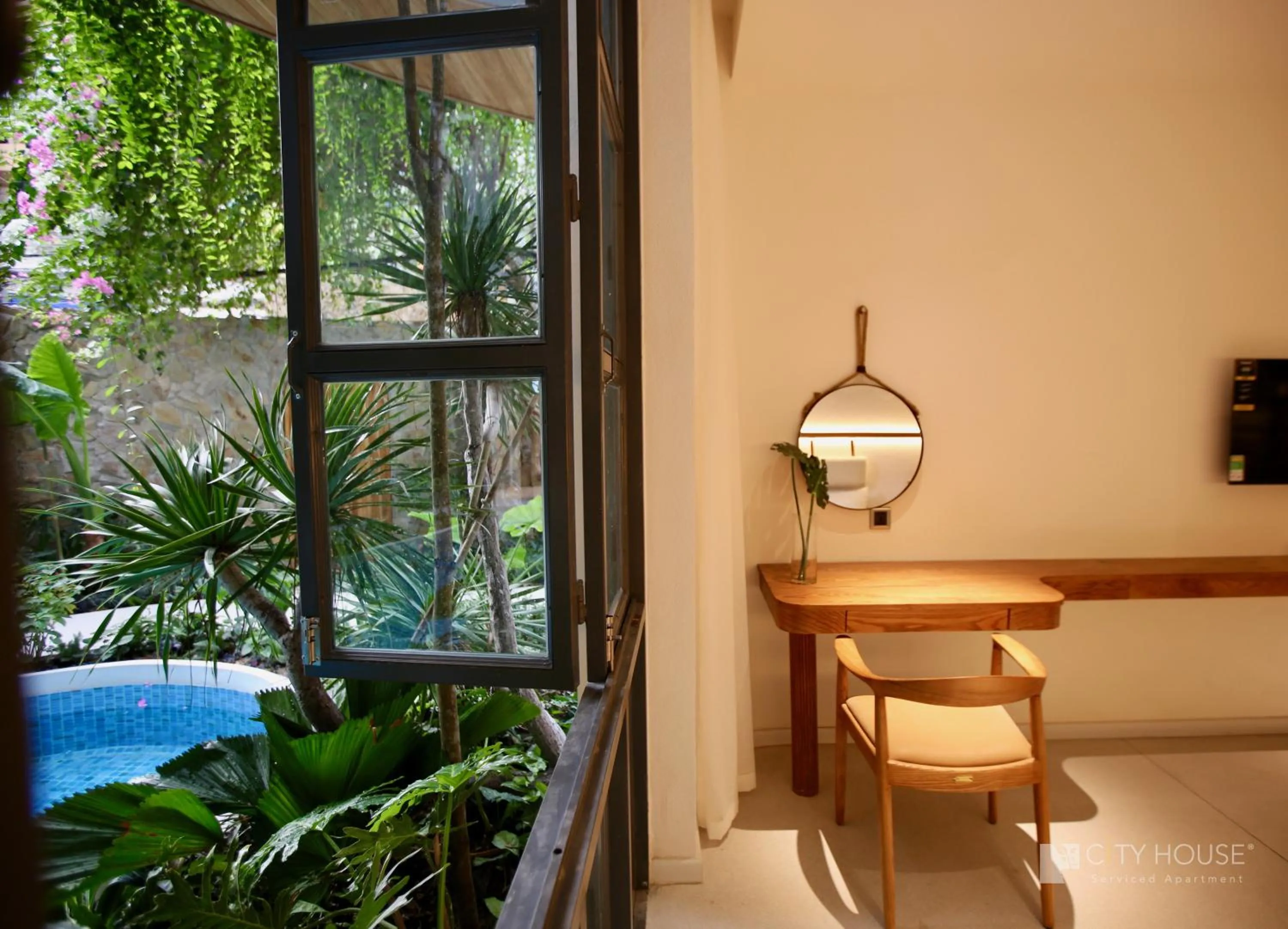 Garden view in CityHouse - CityOasis