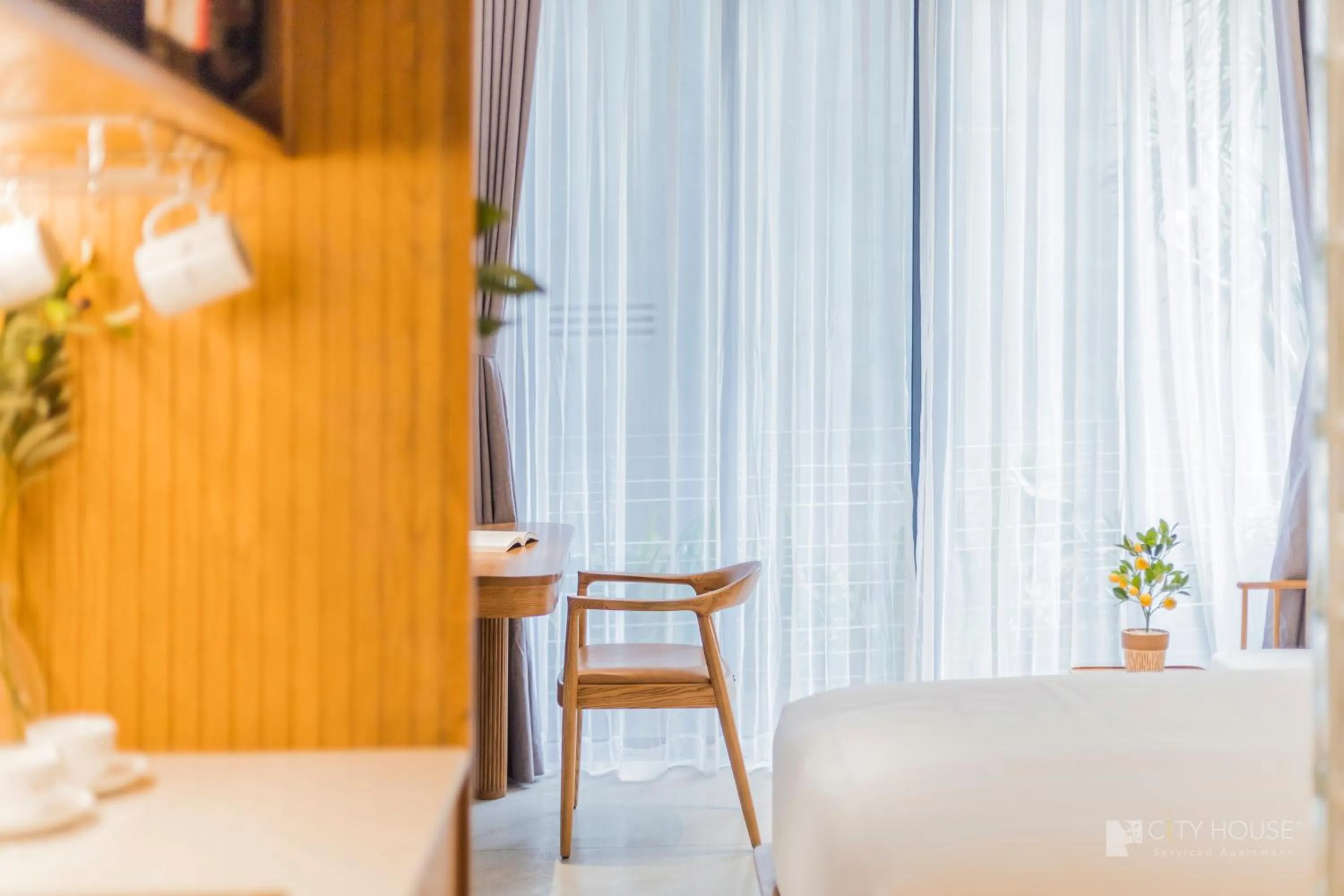 Living room, Bed in CityHouse - CityOasis