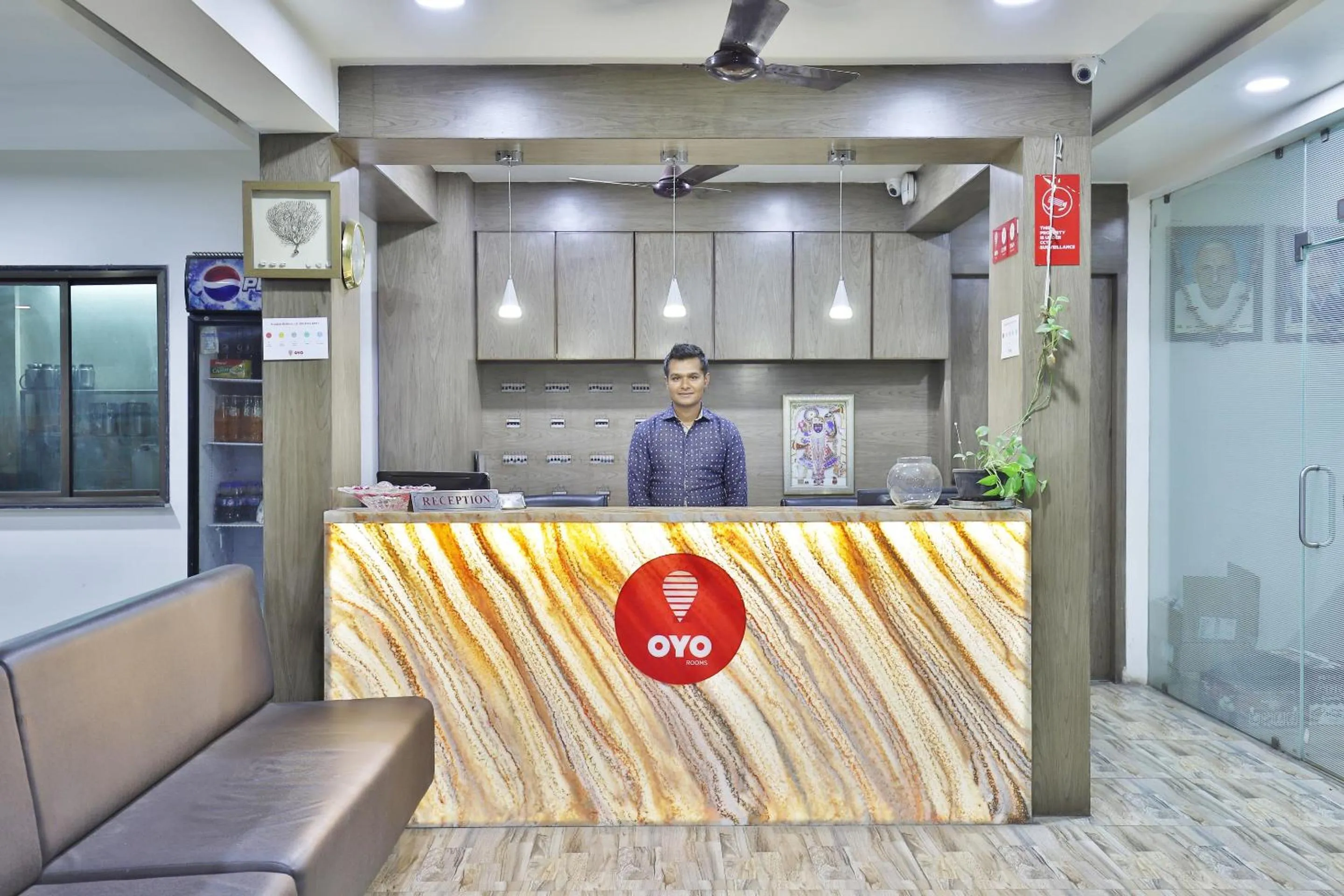 Lobby or reception in Hotel City Inn