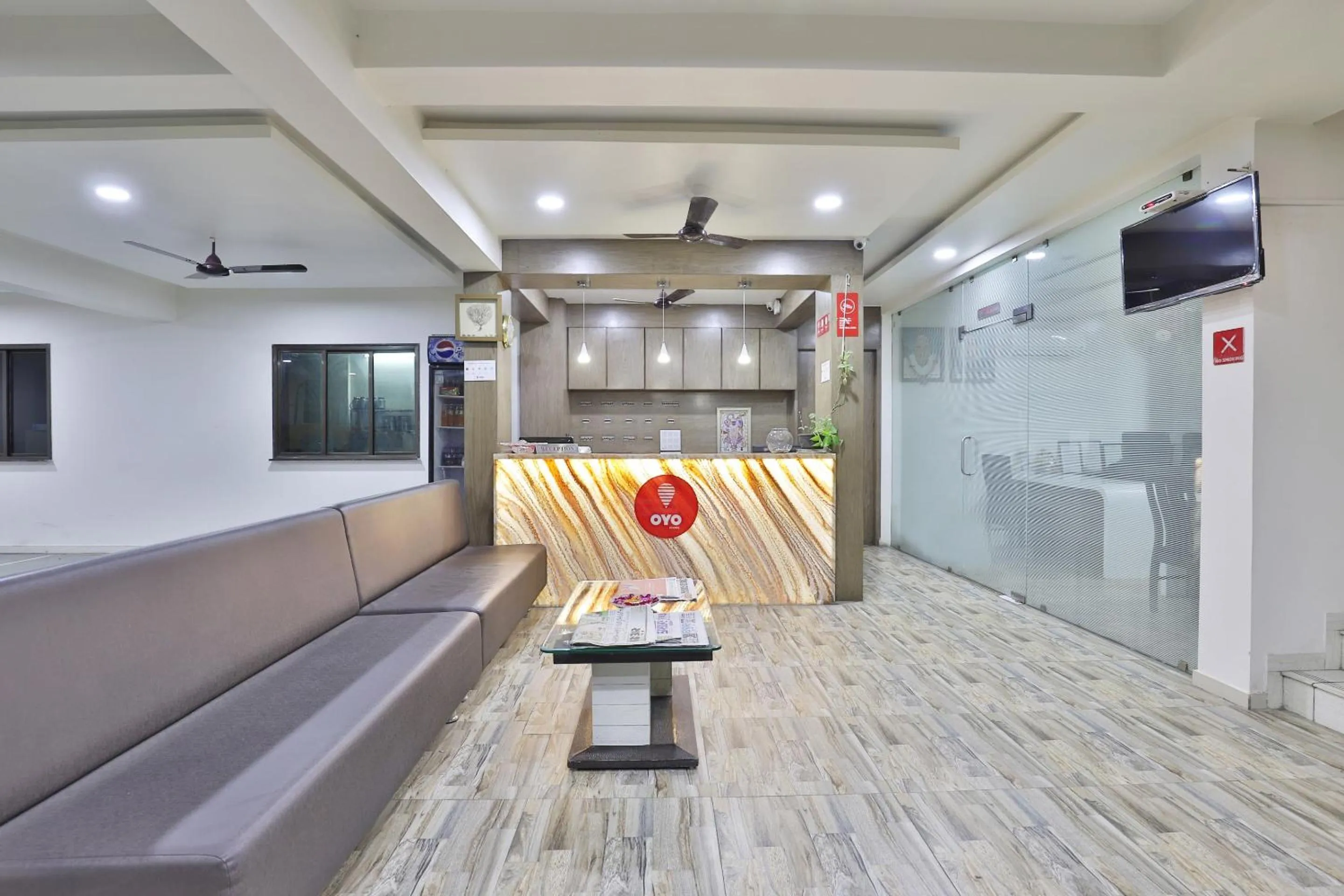 Lobby or reception in Hotel City Inn