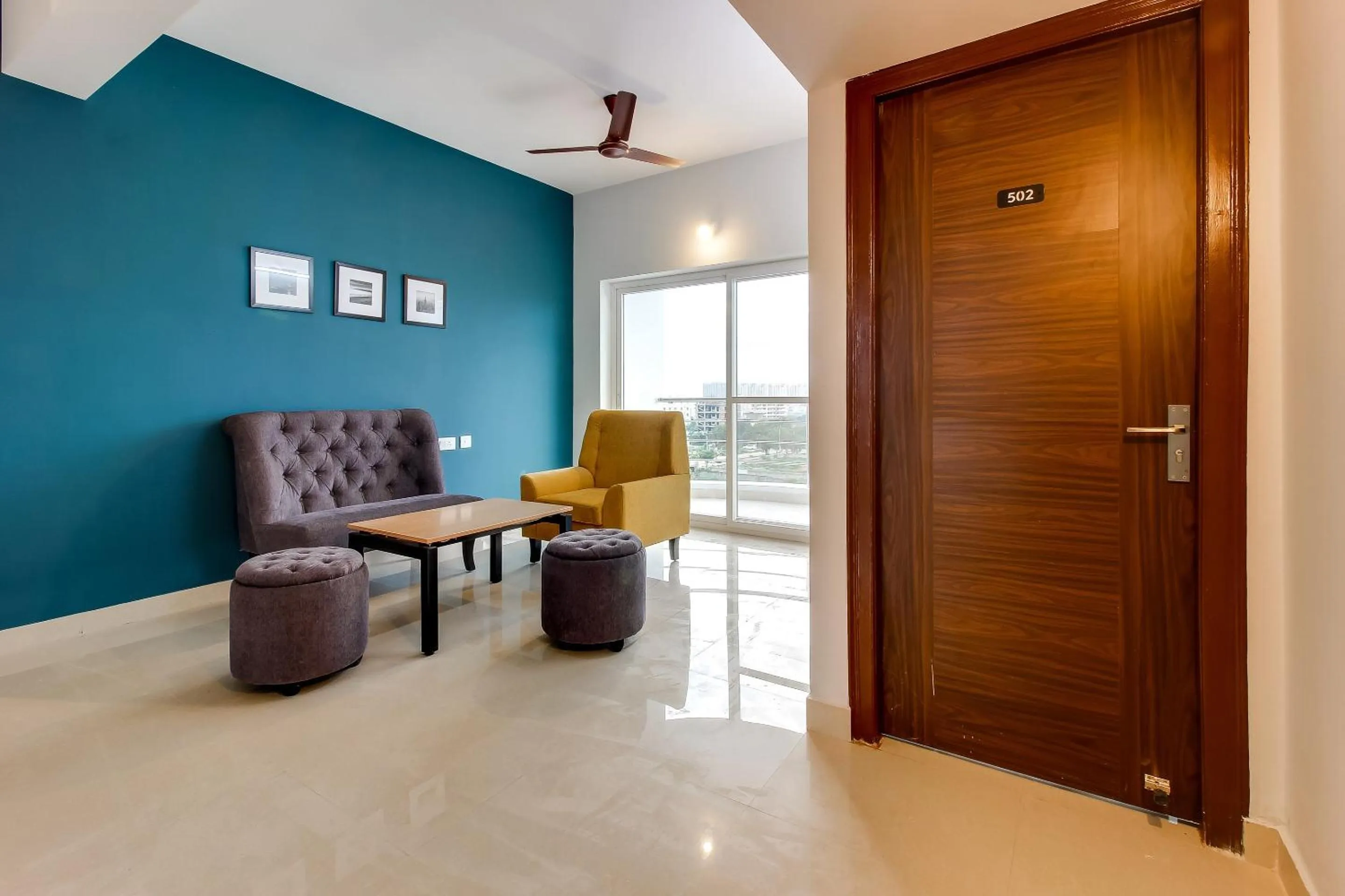 Lobby or reception in Hotel O Silverkey ,near RTO office kondapur