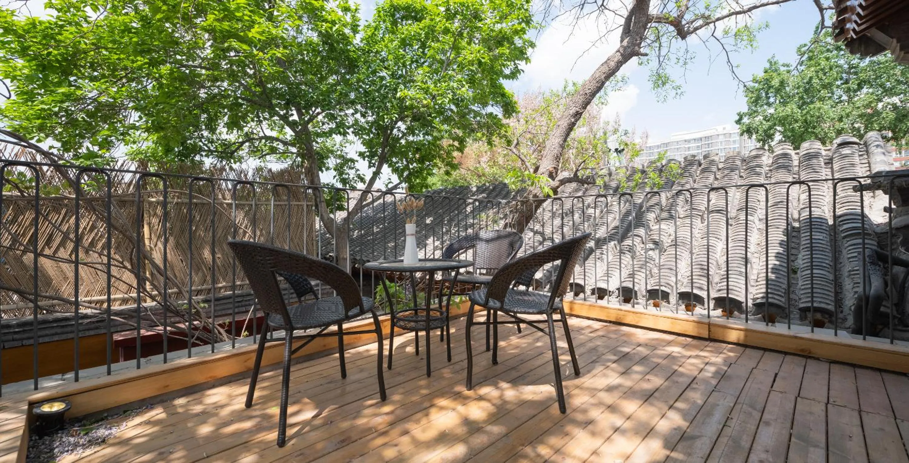 Balcony/Terrace in Beijing No 5 Courtyard