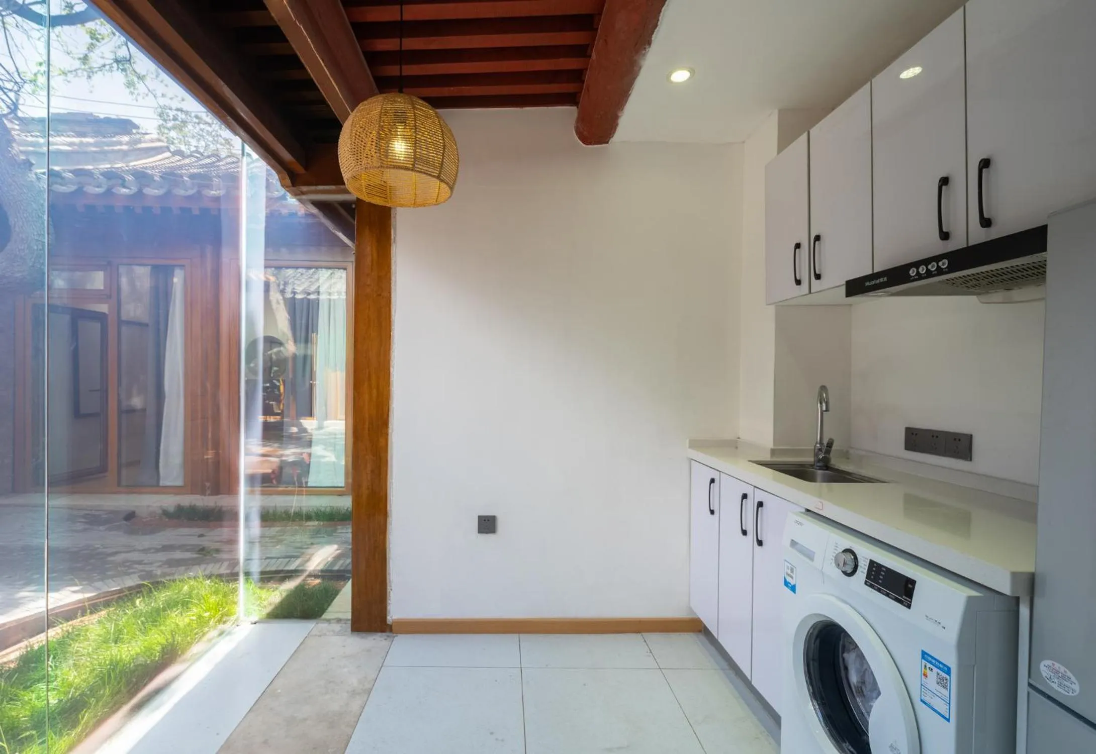 washing machine, Kitchen/Kitchenette in Beijing No 5 Courtyard