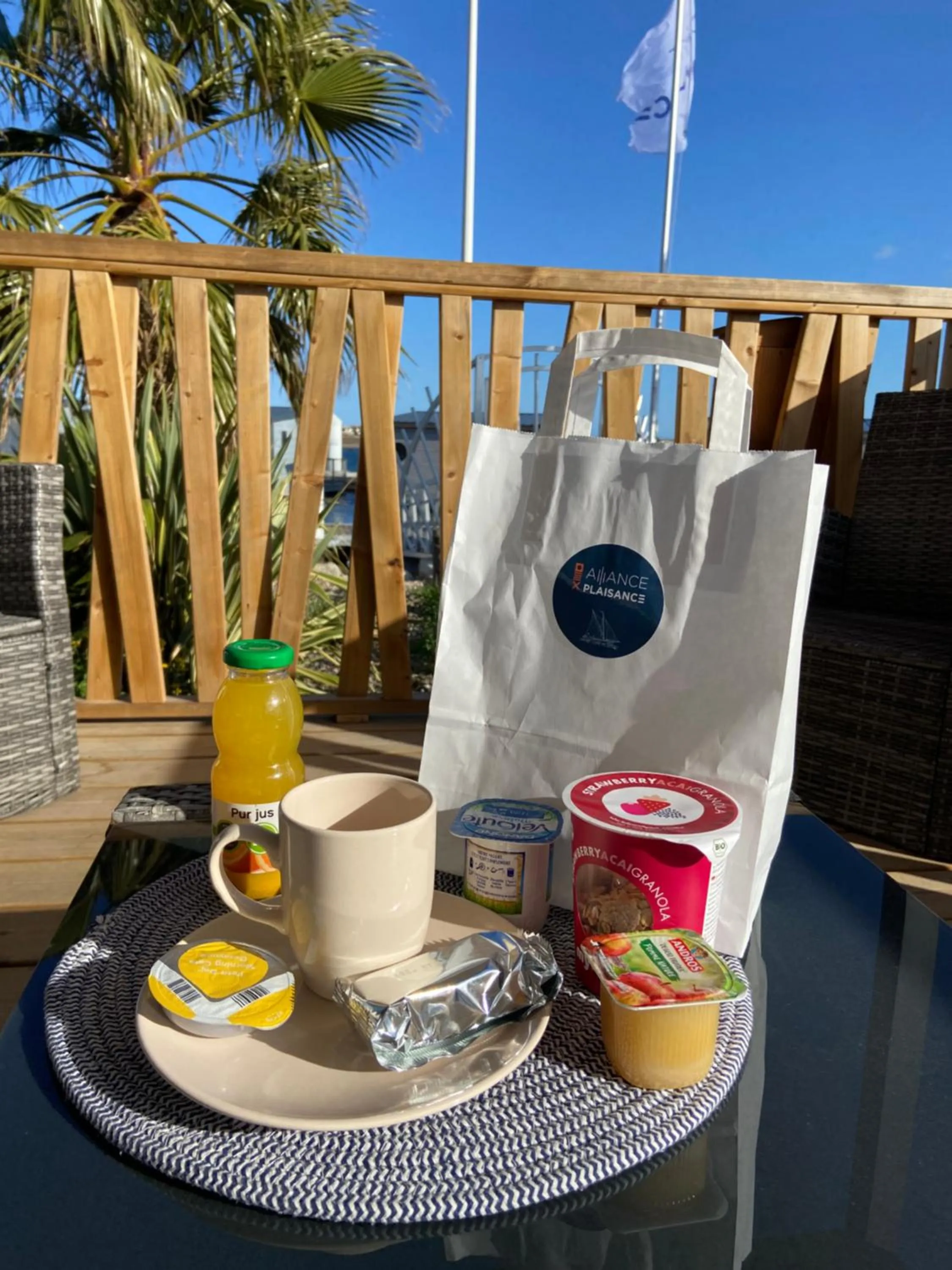 Breakfast in Les Ilots de Gruissan