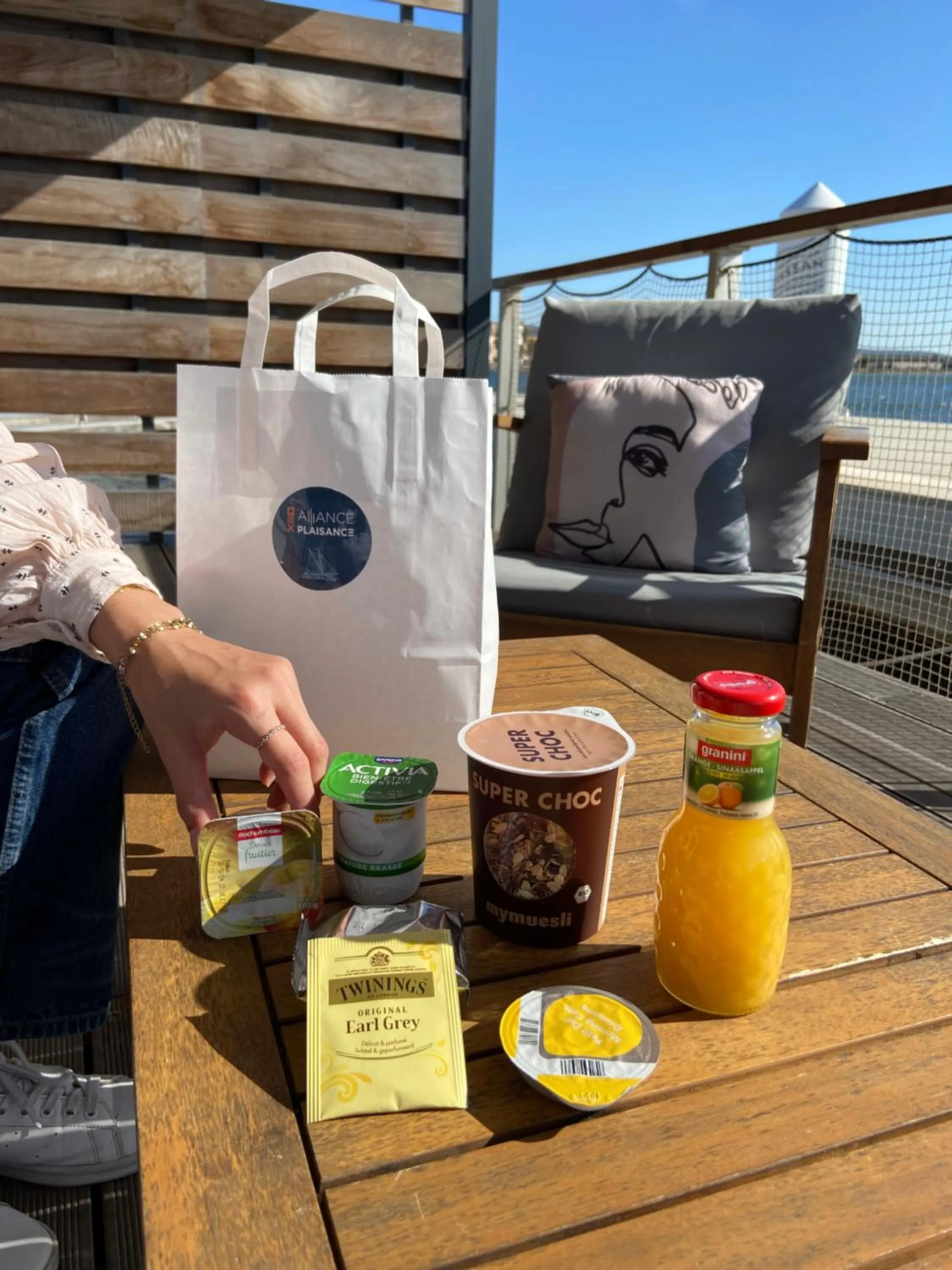 Breakfast in Les Ilots de Gruissan