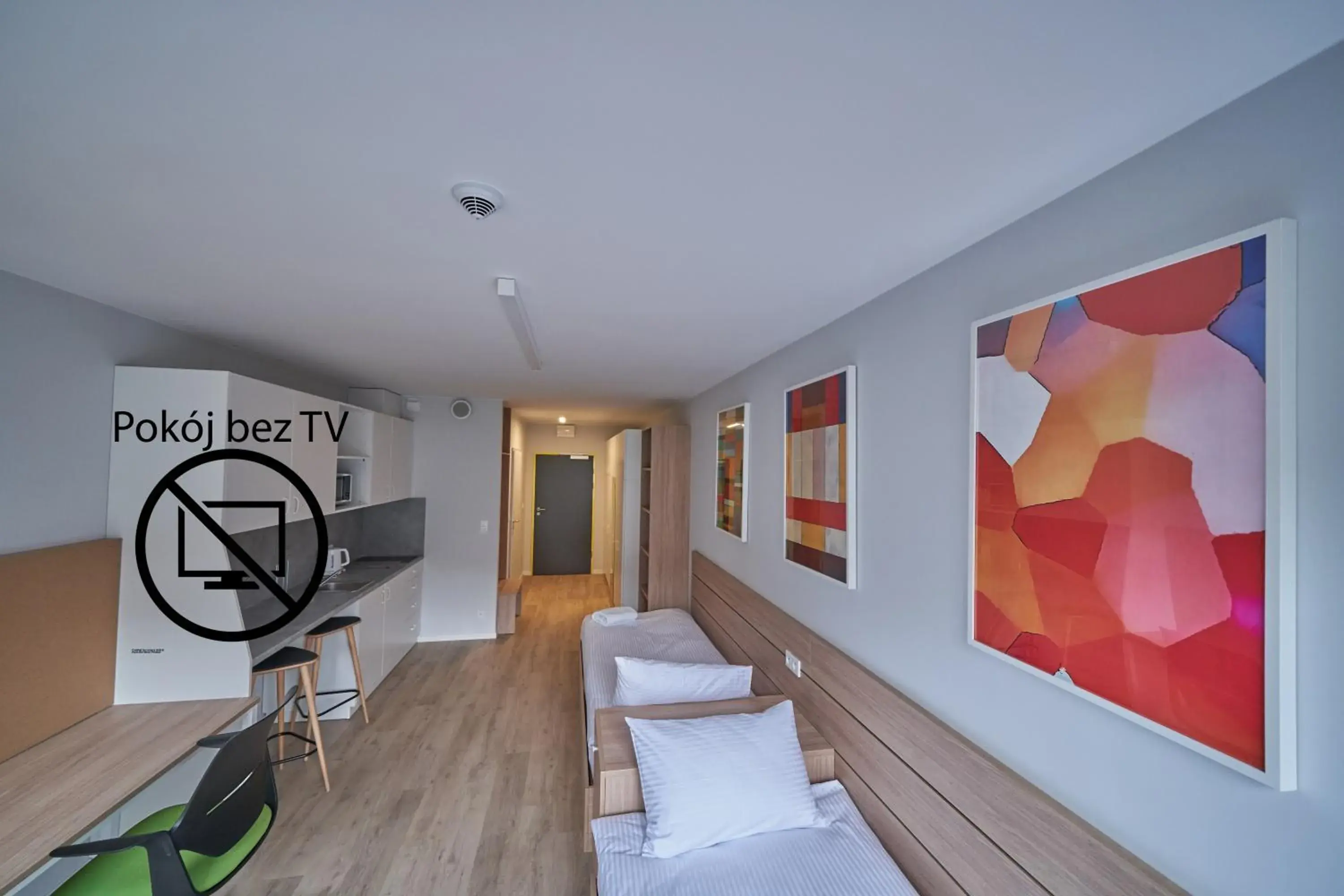 Large Twin Room - single occupancy in Apartamenty Collegia Large Twin Room - single occupancy in Apartamenty Collegia
