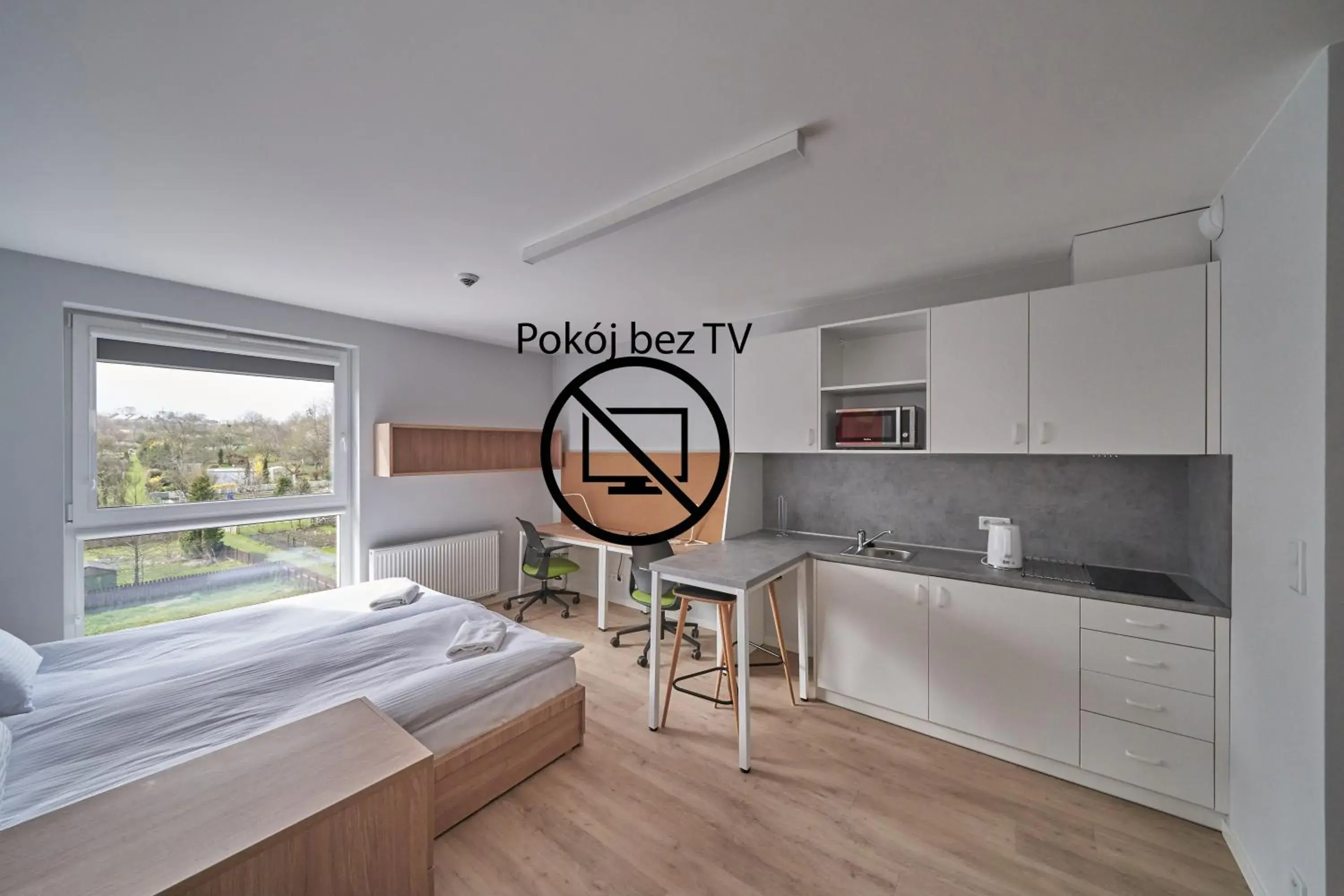 Large Double Room - single occupancy in Apartamenty Collegia Large Double Room - single occupancy in Apartamenty Collegia