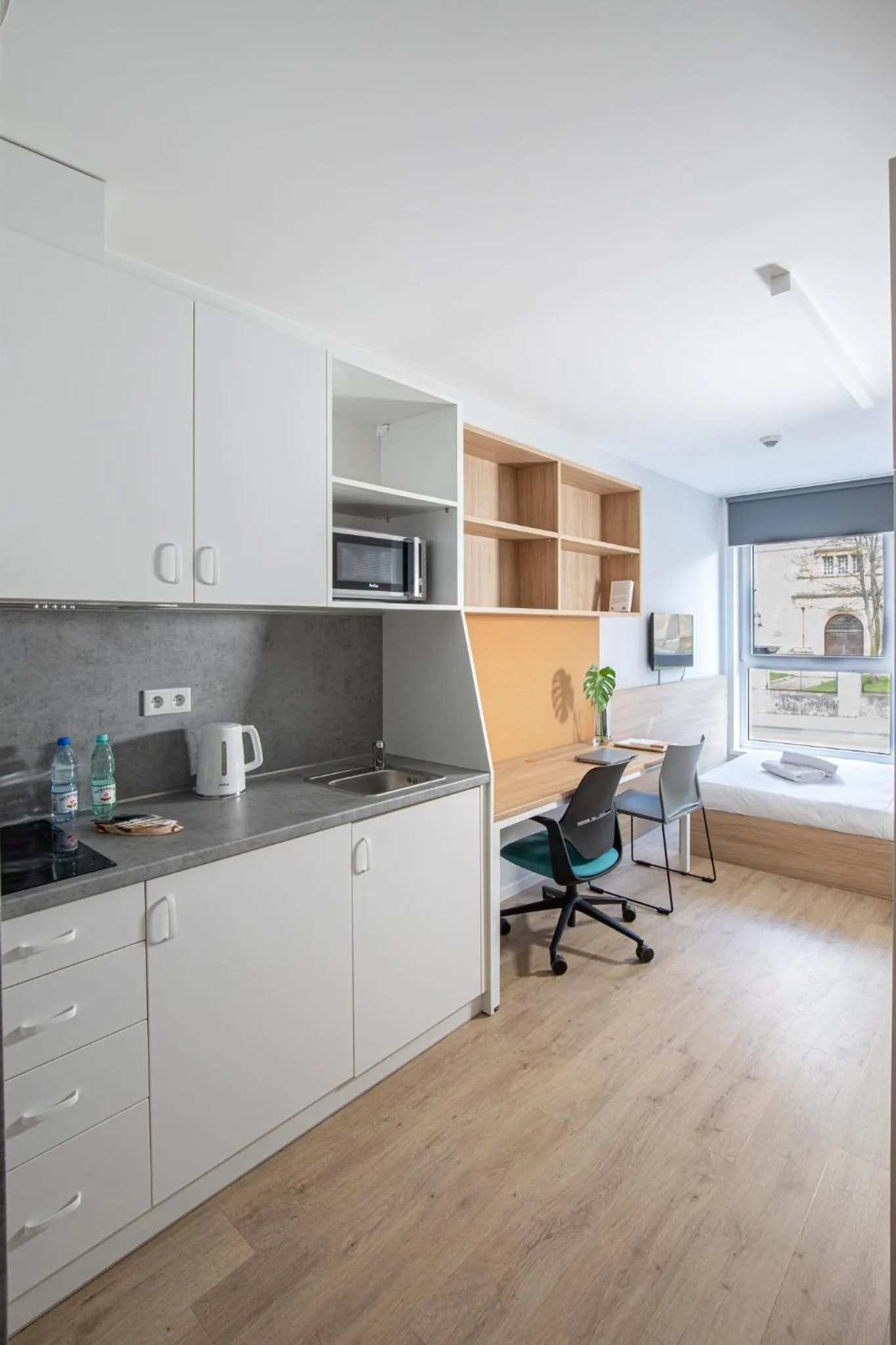 Kitchen or kitchenette in Apartamenty Collegia