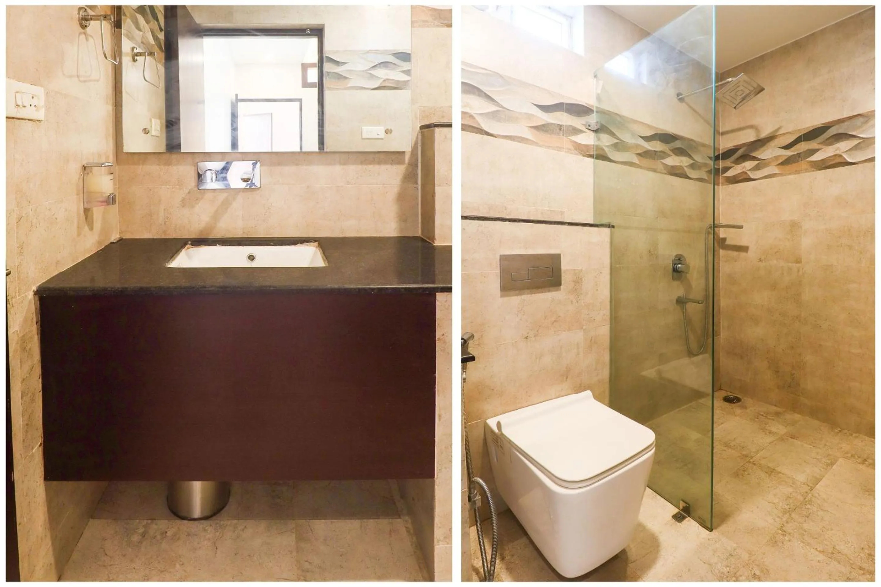 Bathroom in Super Townhouse Amaraa Farms Near LuLu Hypermarket