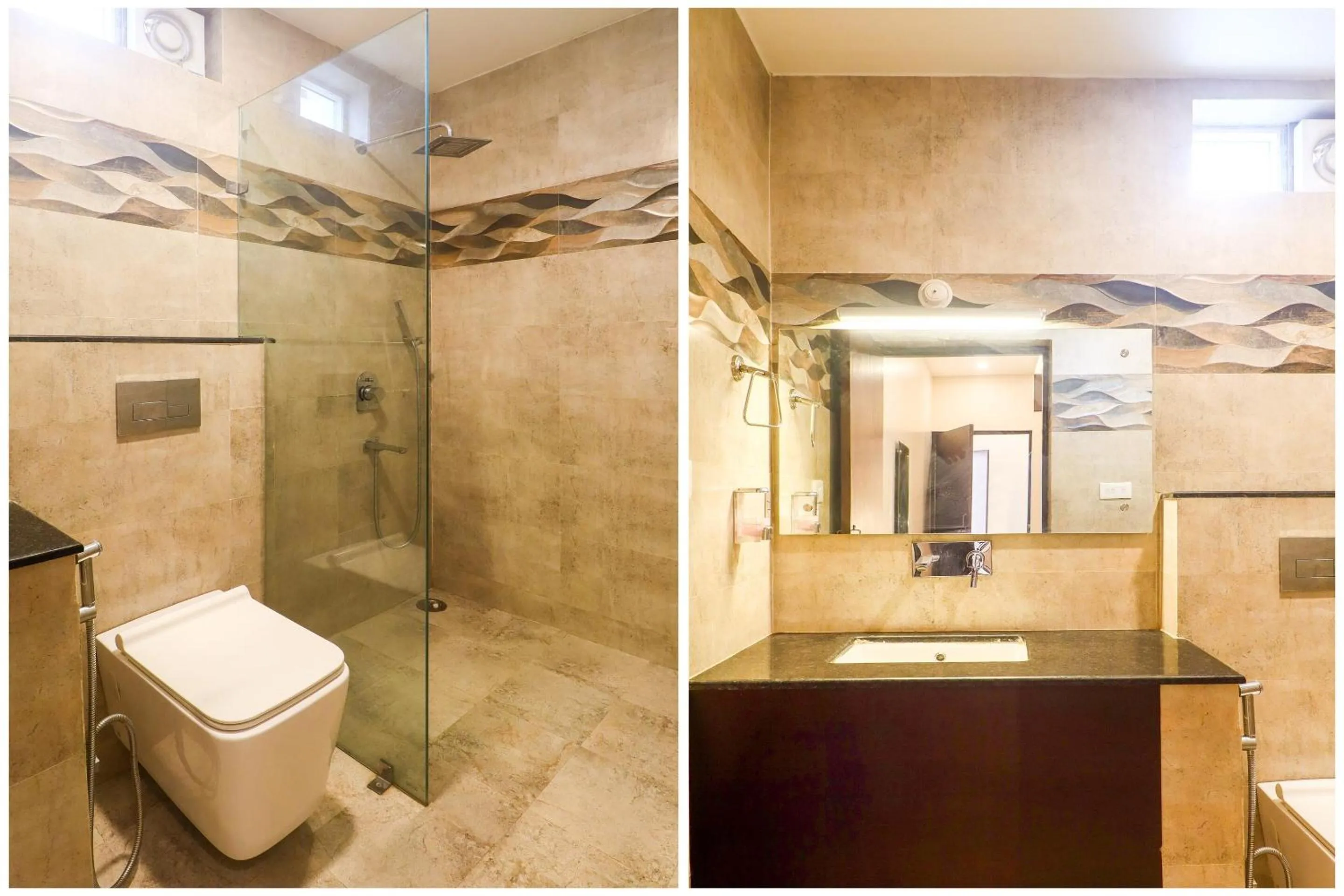 Bathroom in Super Townhouse Amaraa Farms Near LuLu Hypermarket