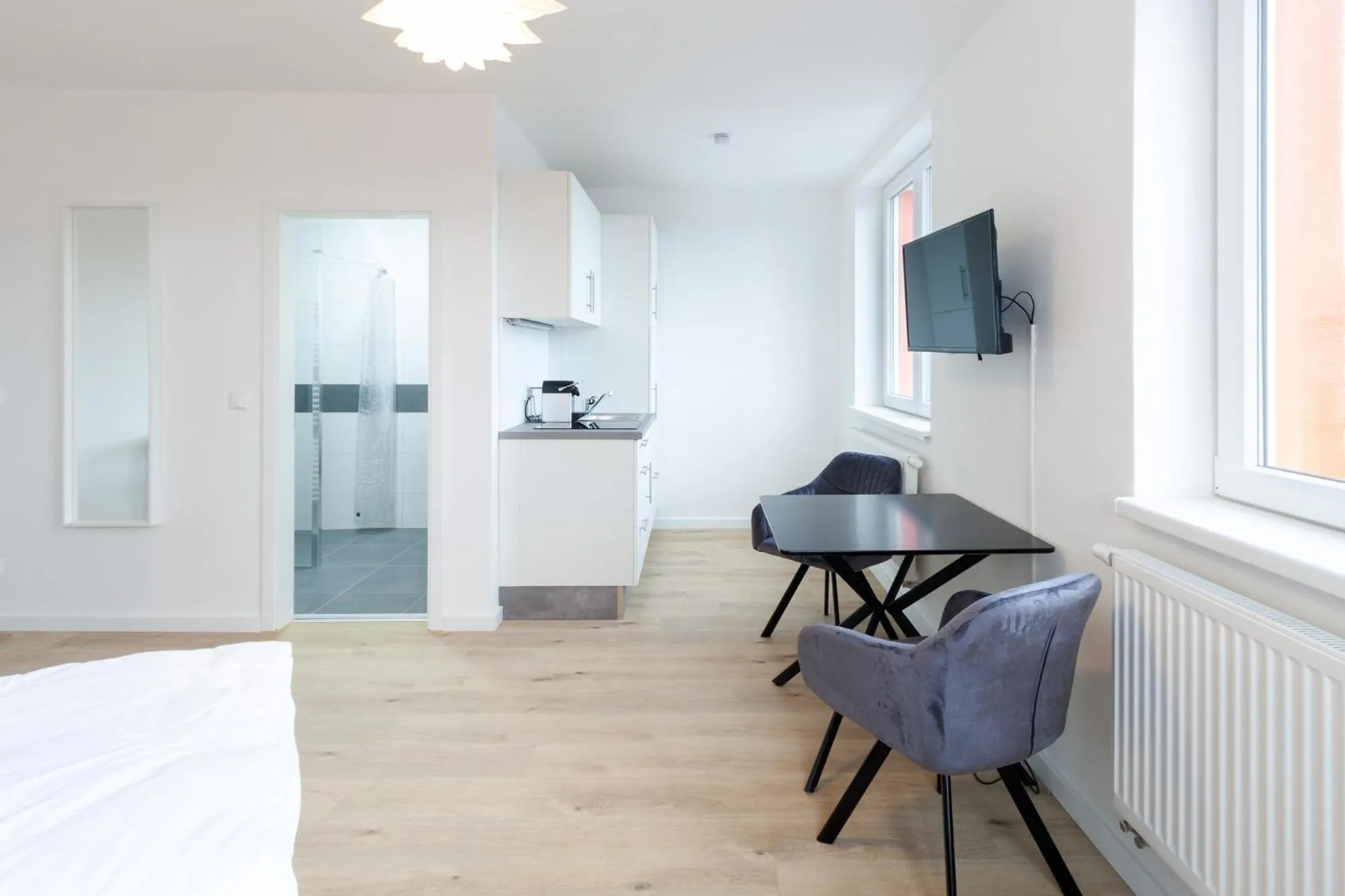 TV and multimedia in STAY@MA Boardinghouse Mannheim