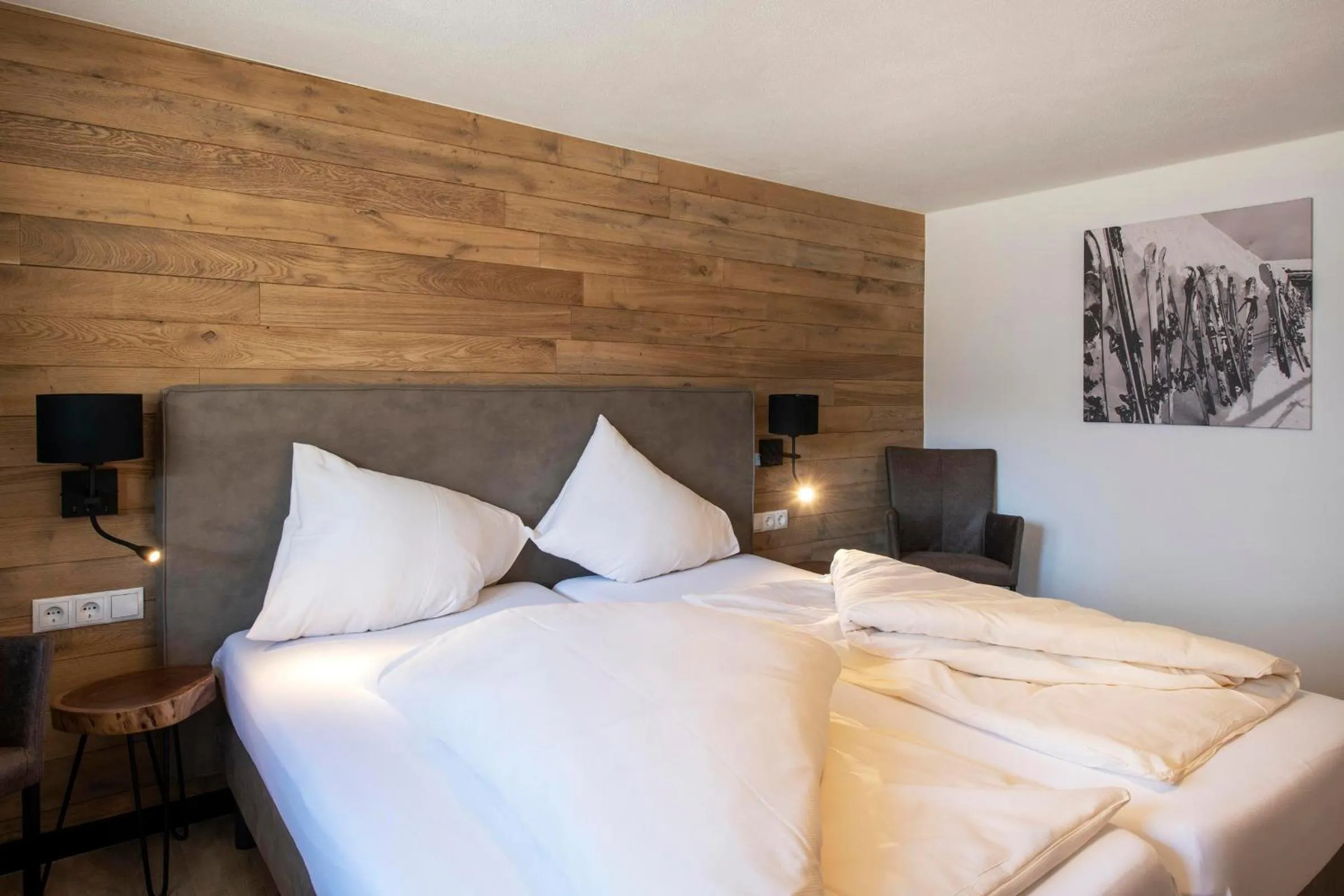 Bed in Haus Drei Türme A3 by Alpenfeder