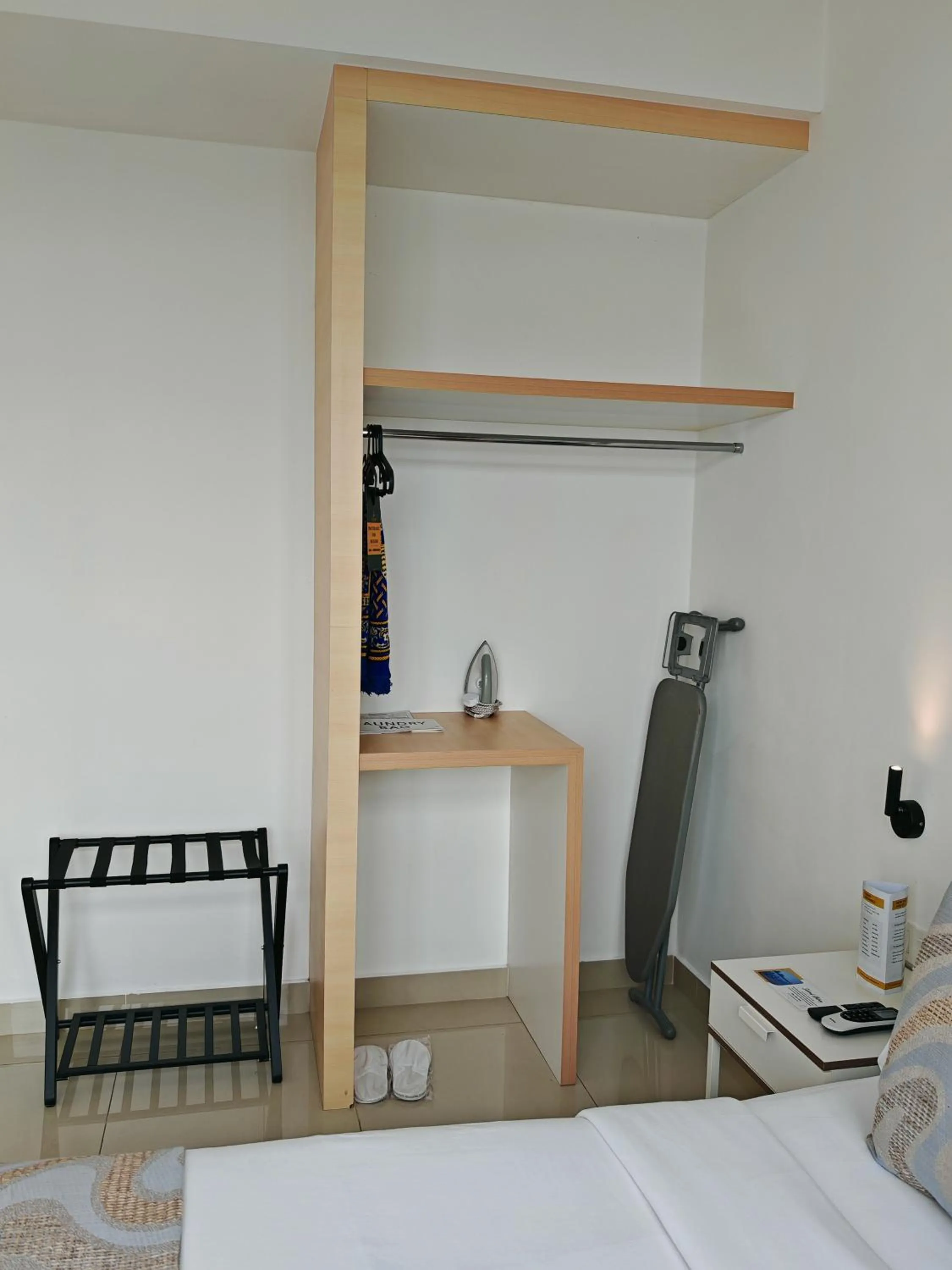 flat iron, Bed in Swan Garden Resort Hotel