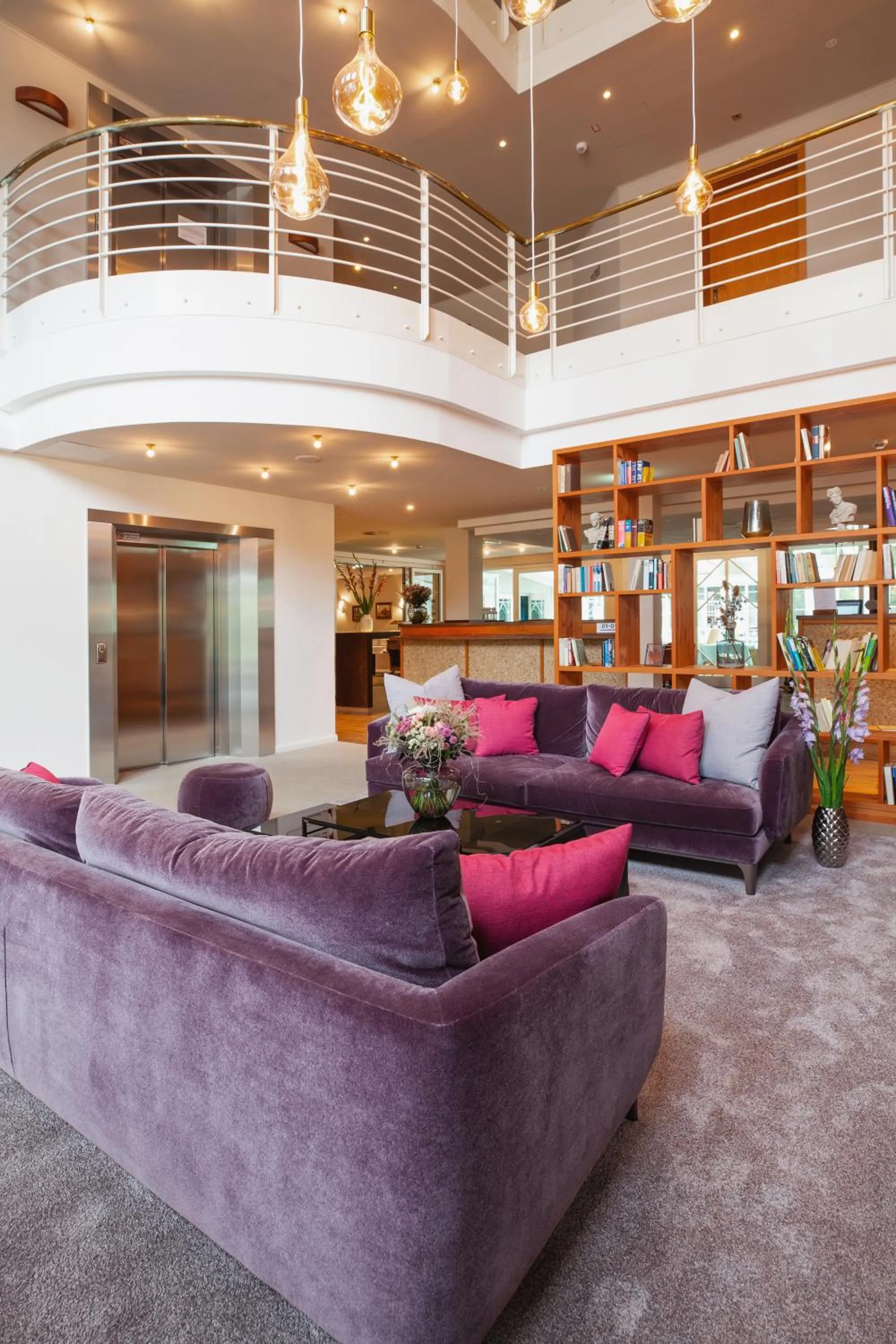 Lobby or reception in Waldhotel Eiche