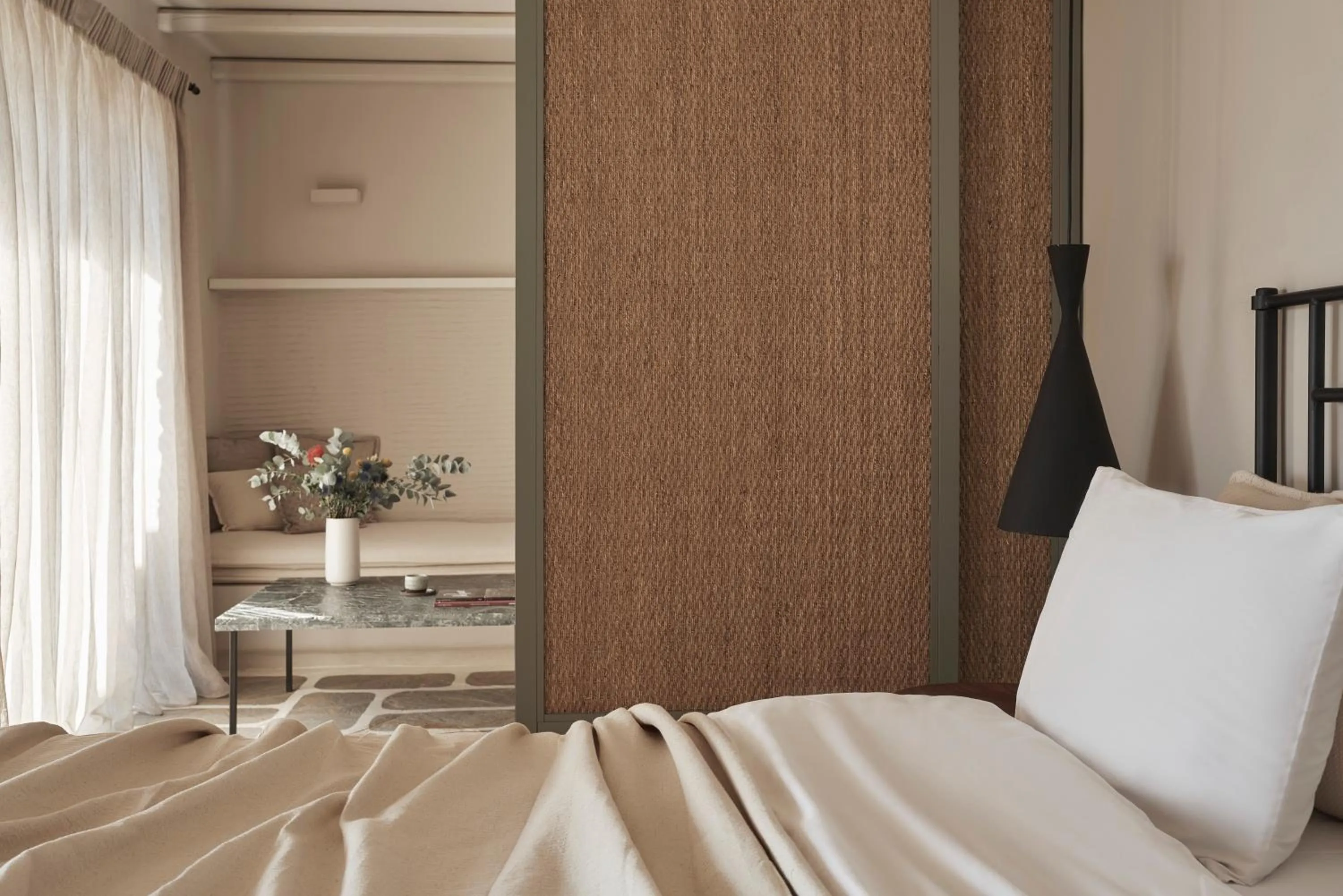 Bed in Under the Sun Cycladic Village