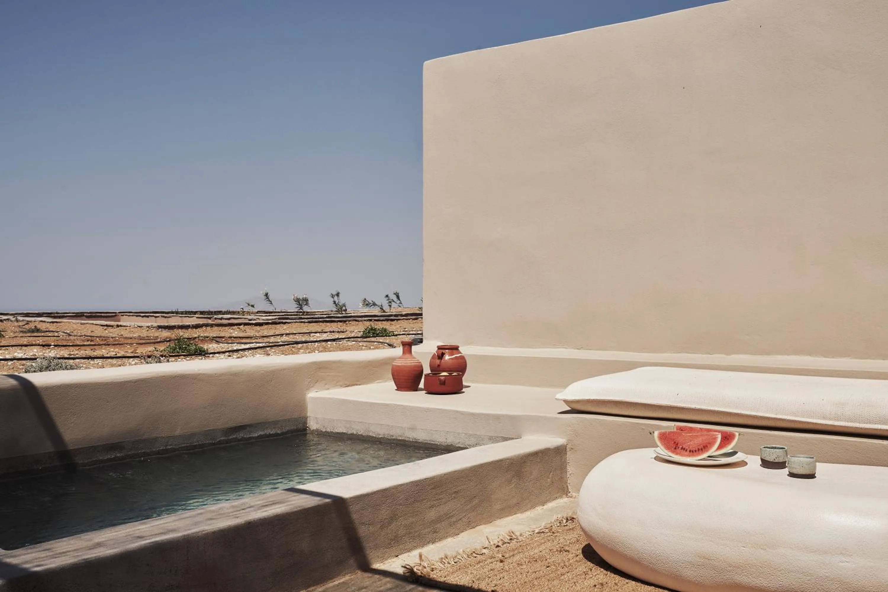 Hot Tub in Under the Sun Cycladic Village