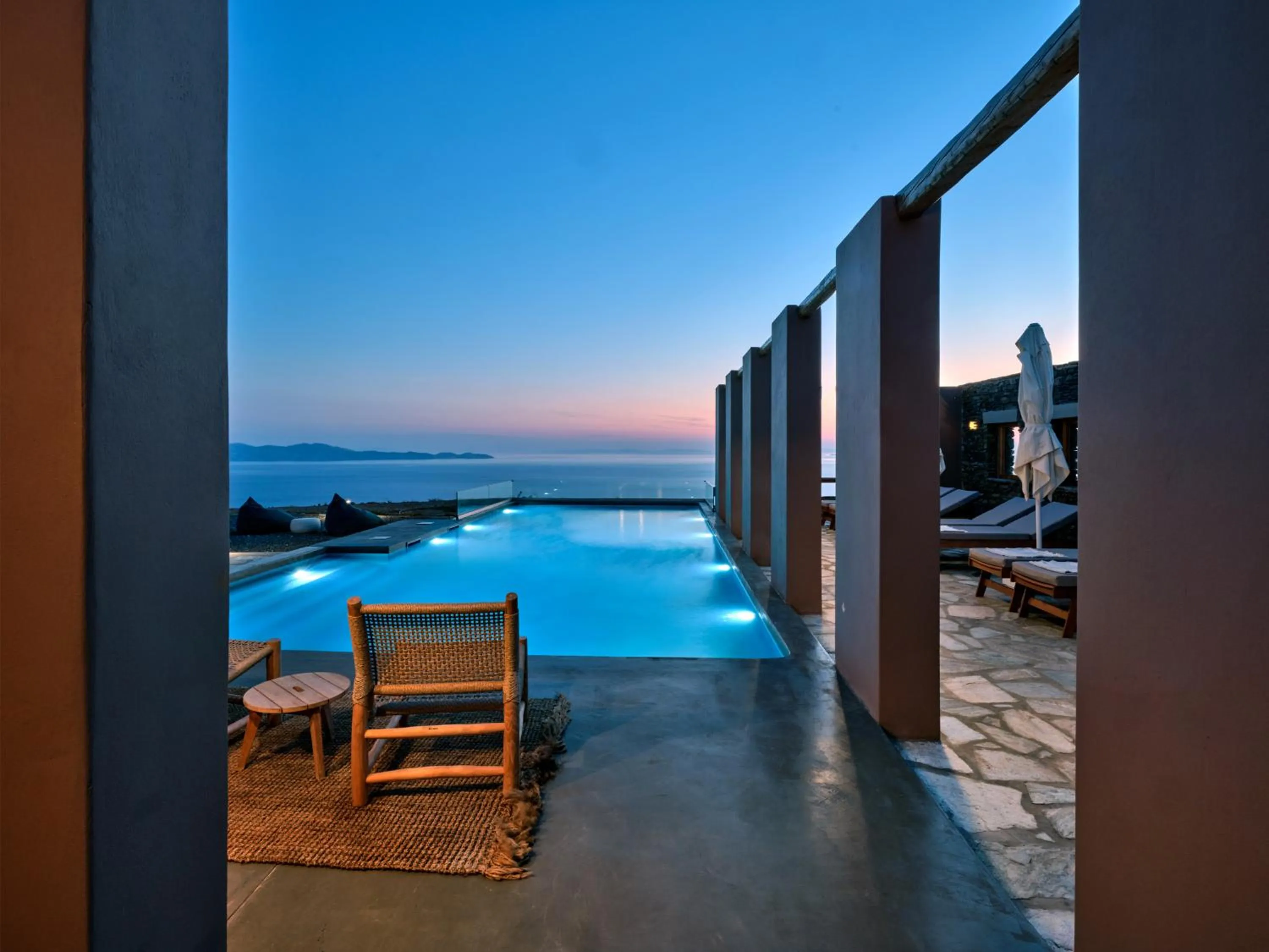 Sea view in Under the Sun Cycladic Village