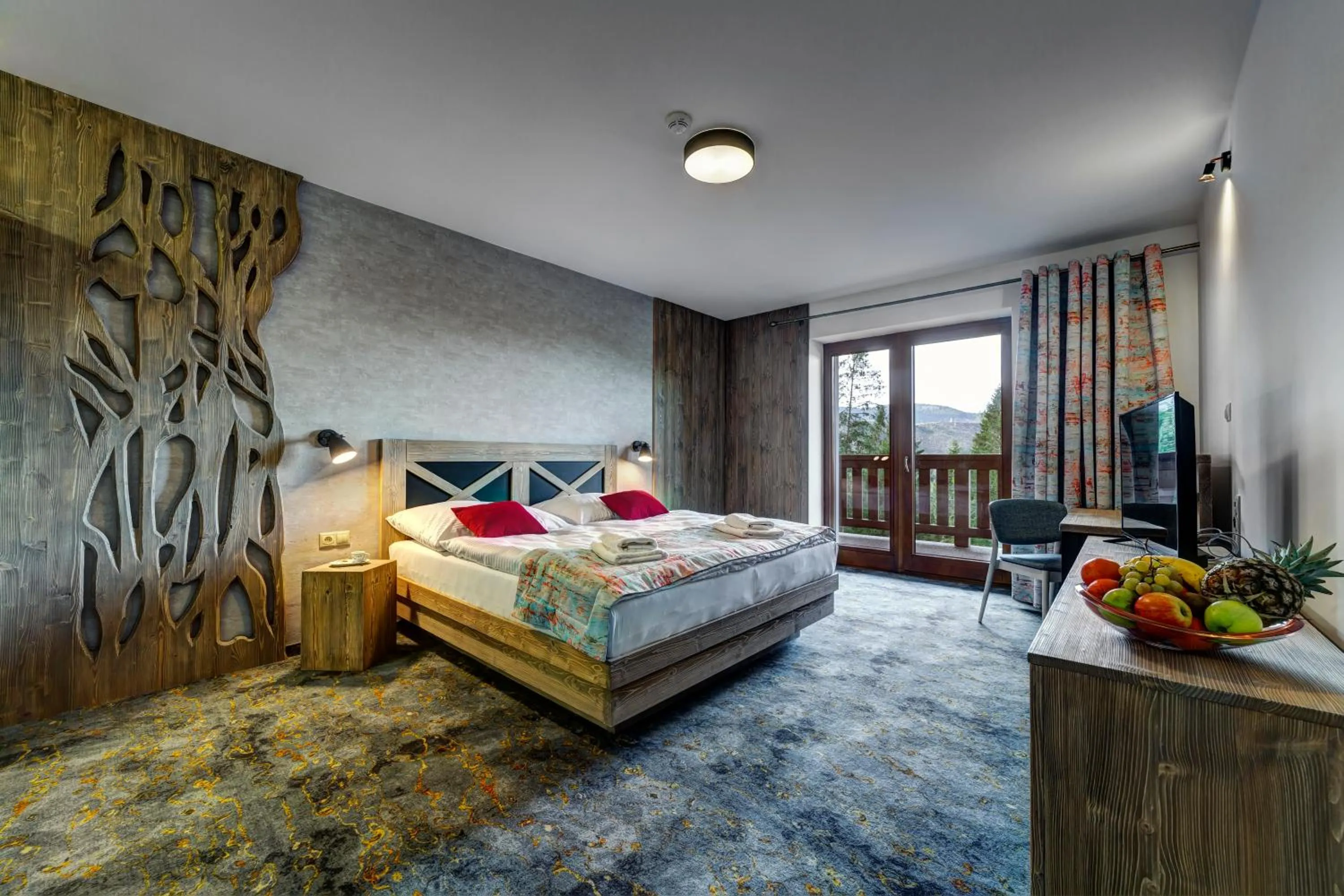 Photo of the whole room, Bed in Hotel Strachan Family Jasná