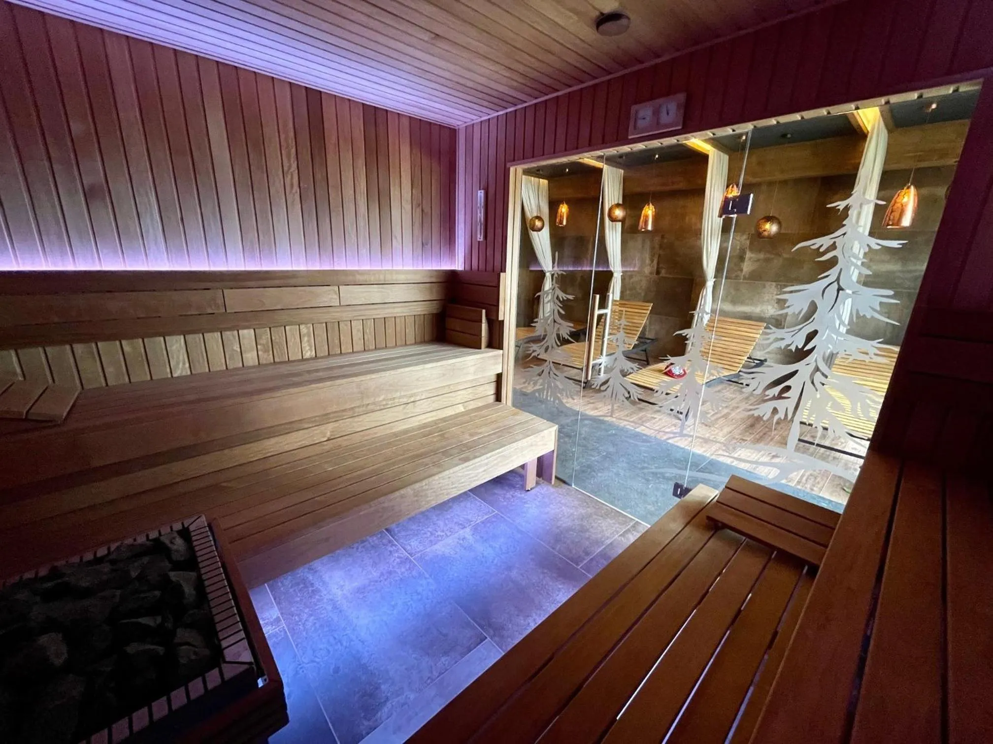 Sauna in Hotel Strachan Family Jasná