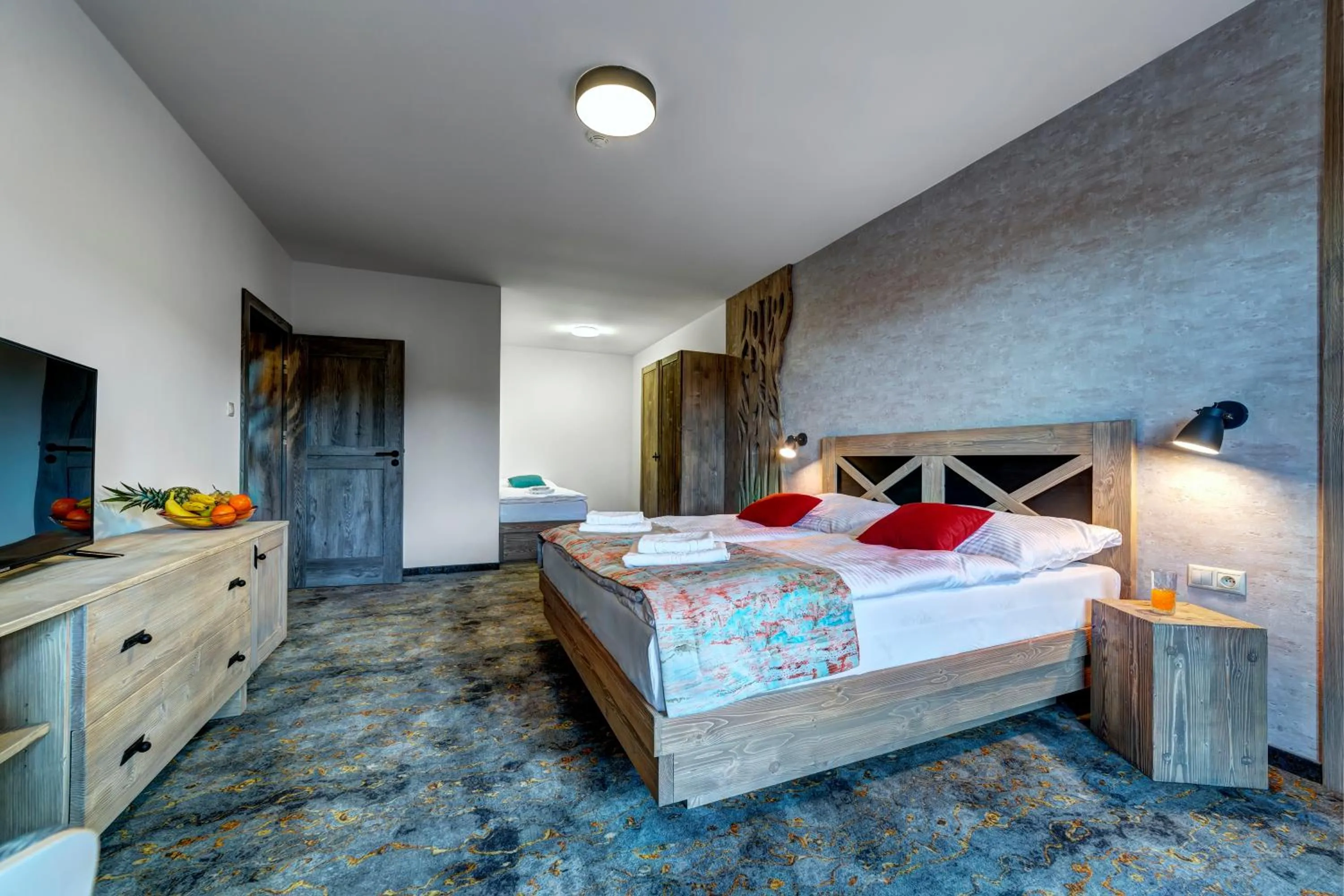 Bed in Hotel Strachan Family Jasná