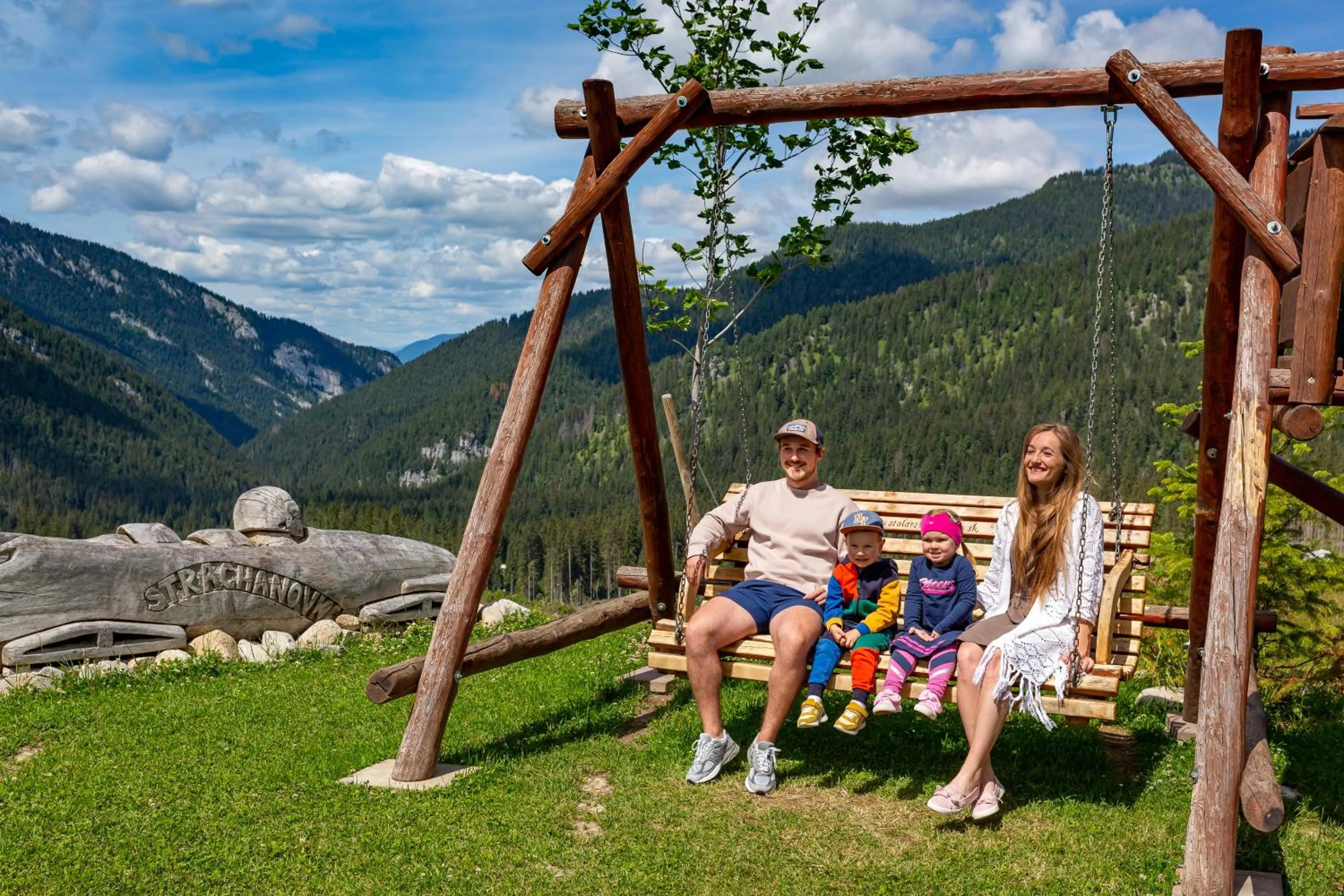 Children play ground in Hotel Strachan Family Jasná