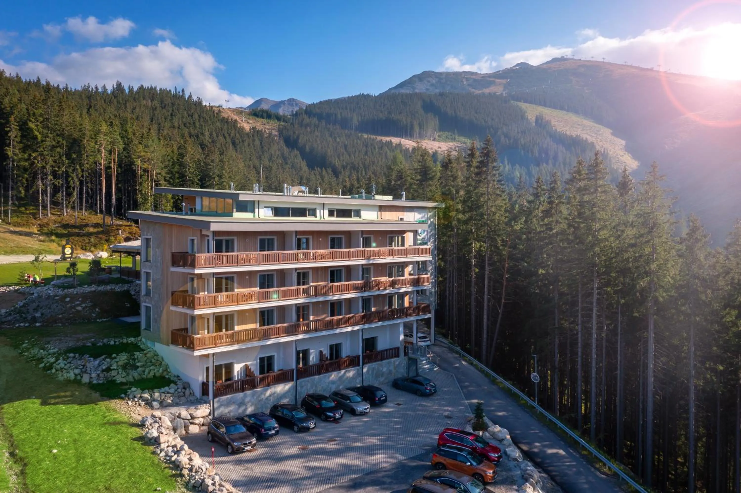 Property building in Hotel Strachan Family Jasná