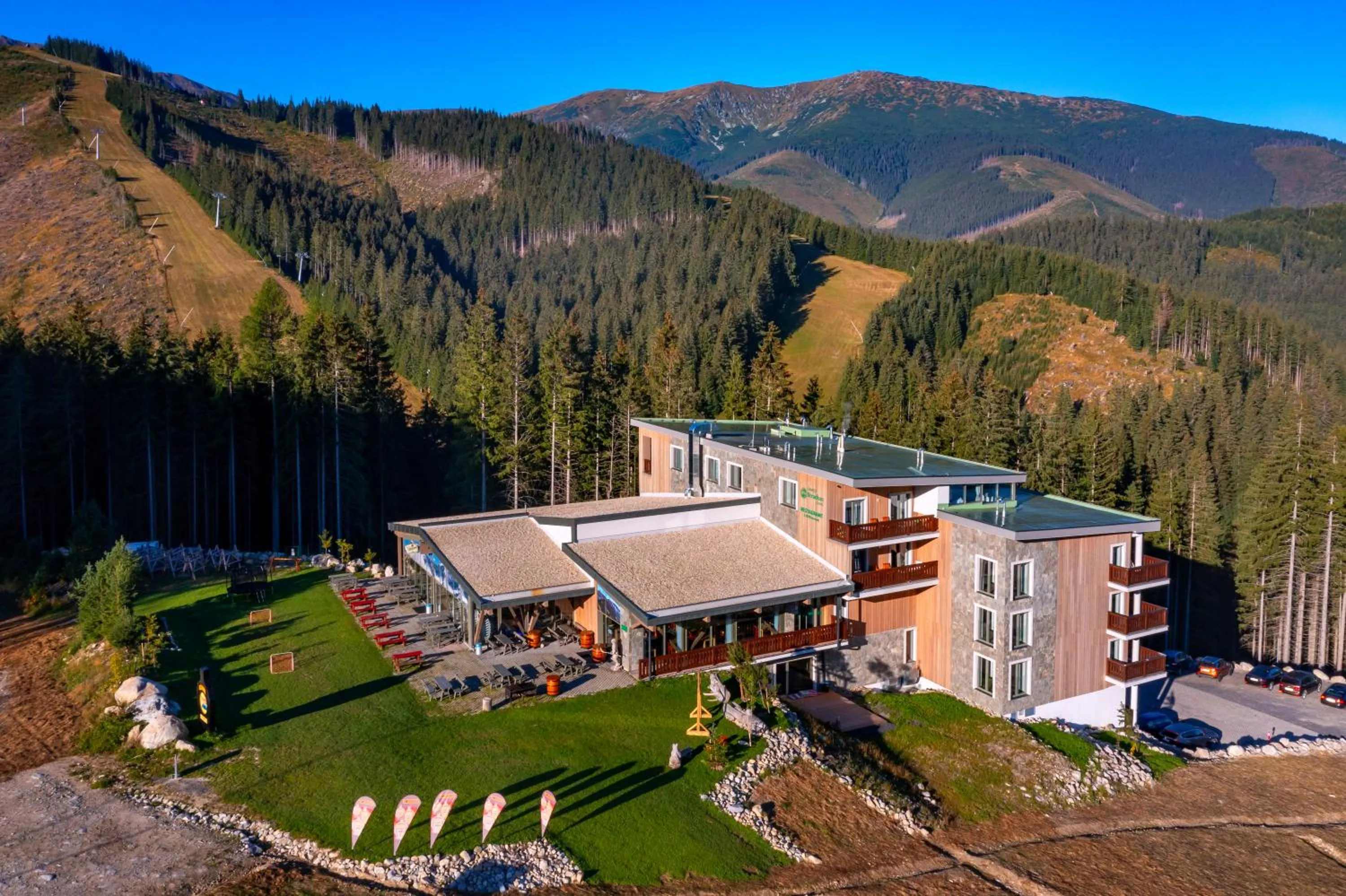 Property building in Hotel Strachan Family Jasná