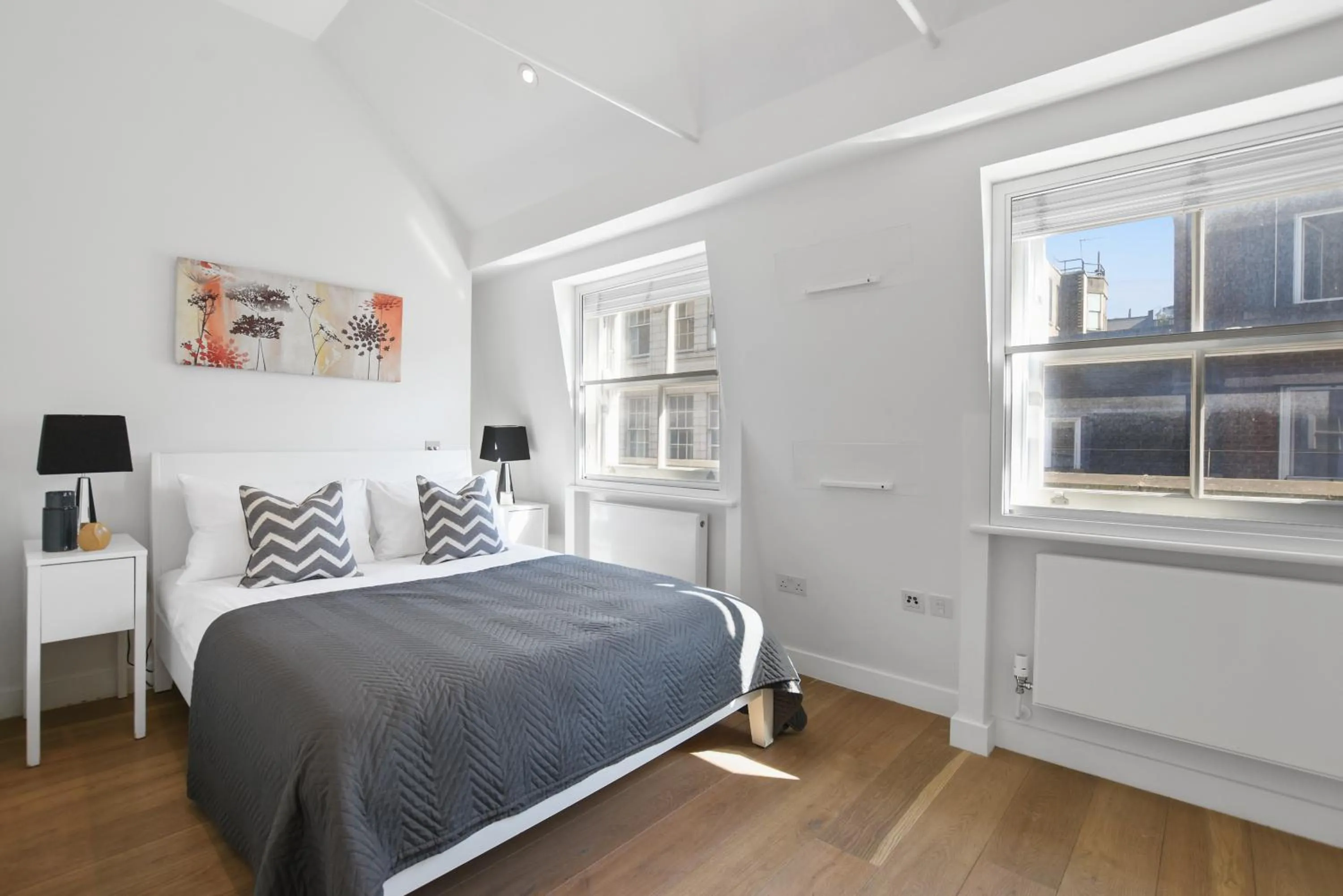 Bed in Berwick Street by Aeria Apartments
