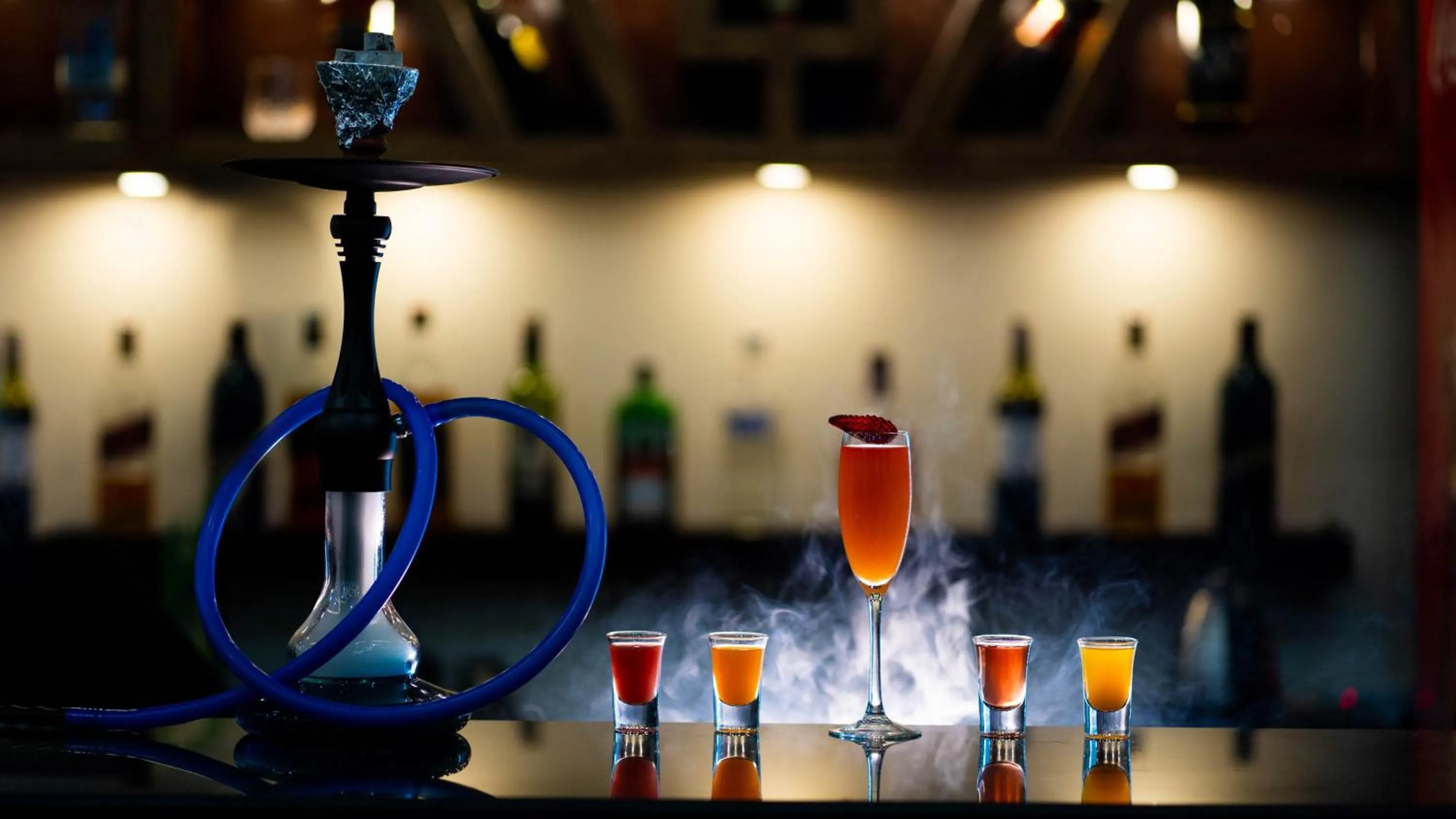 Lounge or bar in Lumbini Palace Resort